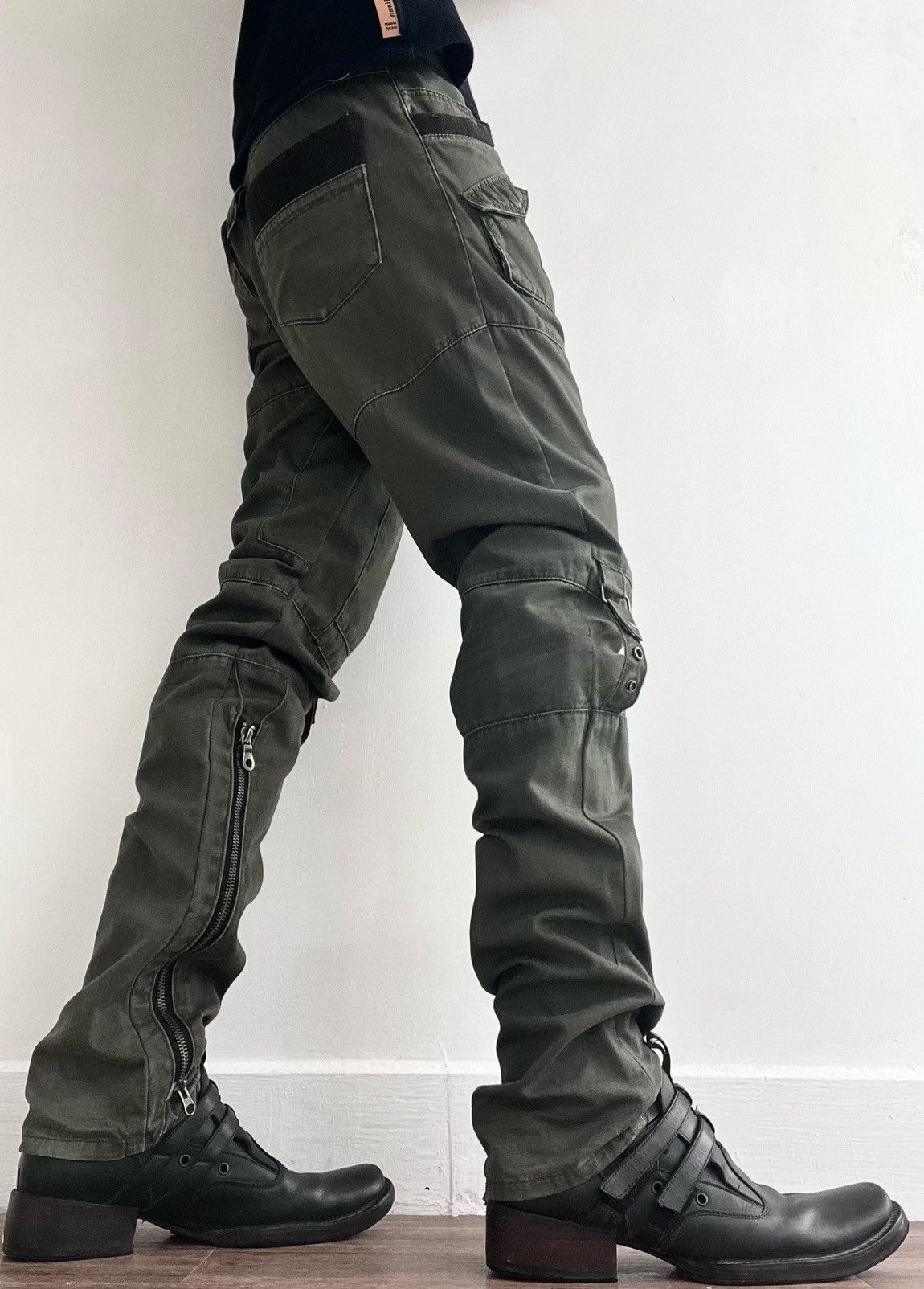 PPFM 2000s PPFM Bondage Cargo Pants Size US 32 / EU 48 - 4 Thumbnail