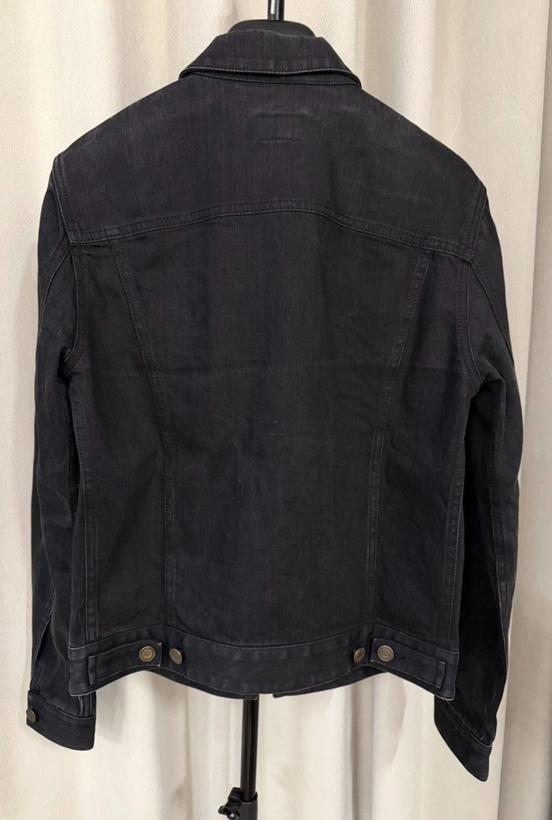 Saint Laurent Paris Saint Laurent SLP 16SS Black Denim Jacket Size US S / EU 44-46 / 1 - 2 Thumbnail