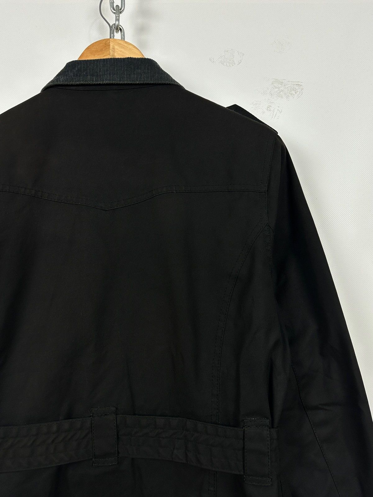 Barbour Barbour International Utility Black Waxed Motorcycle Jacket Size L / US 10 / IT 46 - 19 Thumbnail