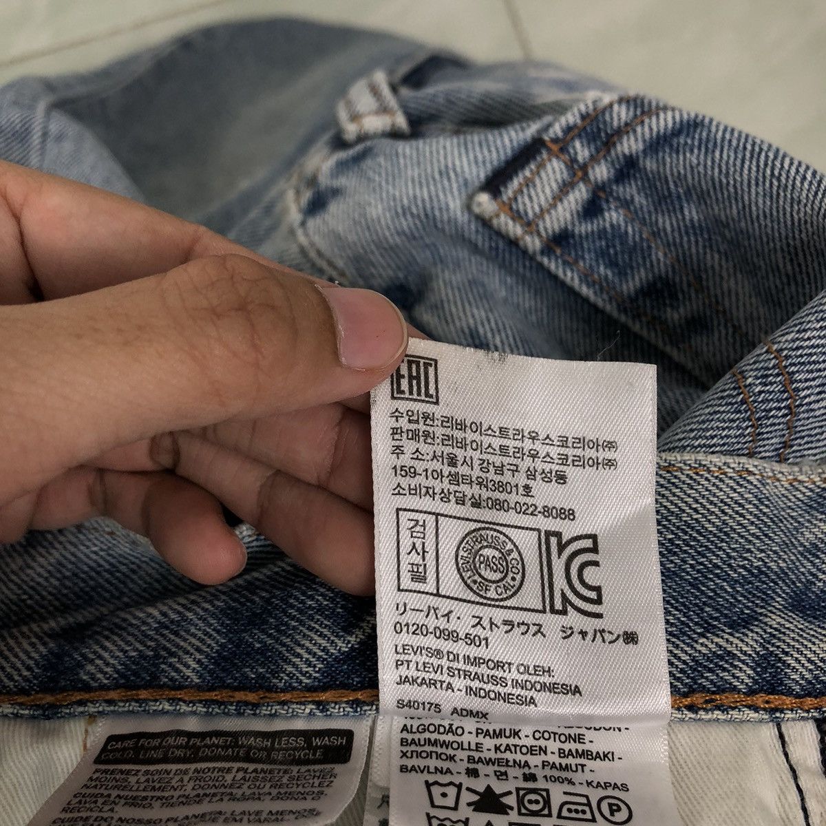 Levi's Vintage Clothing 🔥VINTAGE LEVI’S LOT 505 STRAIGHT CUT DISTRESSED DENIM JEANS Size US 32 / EU 48 - 15 Thumbnail