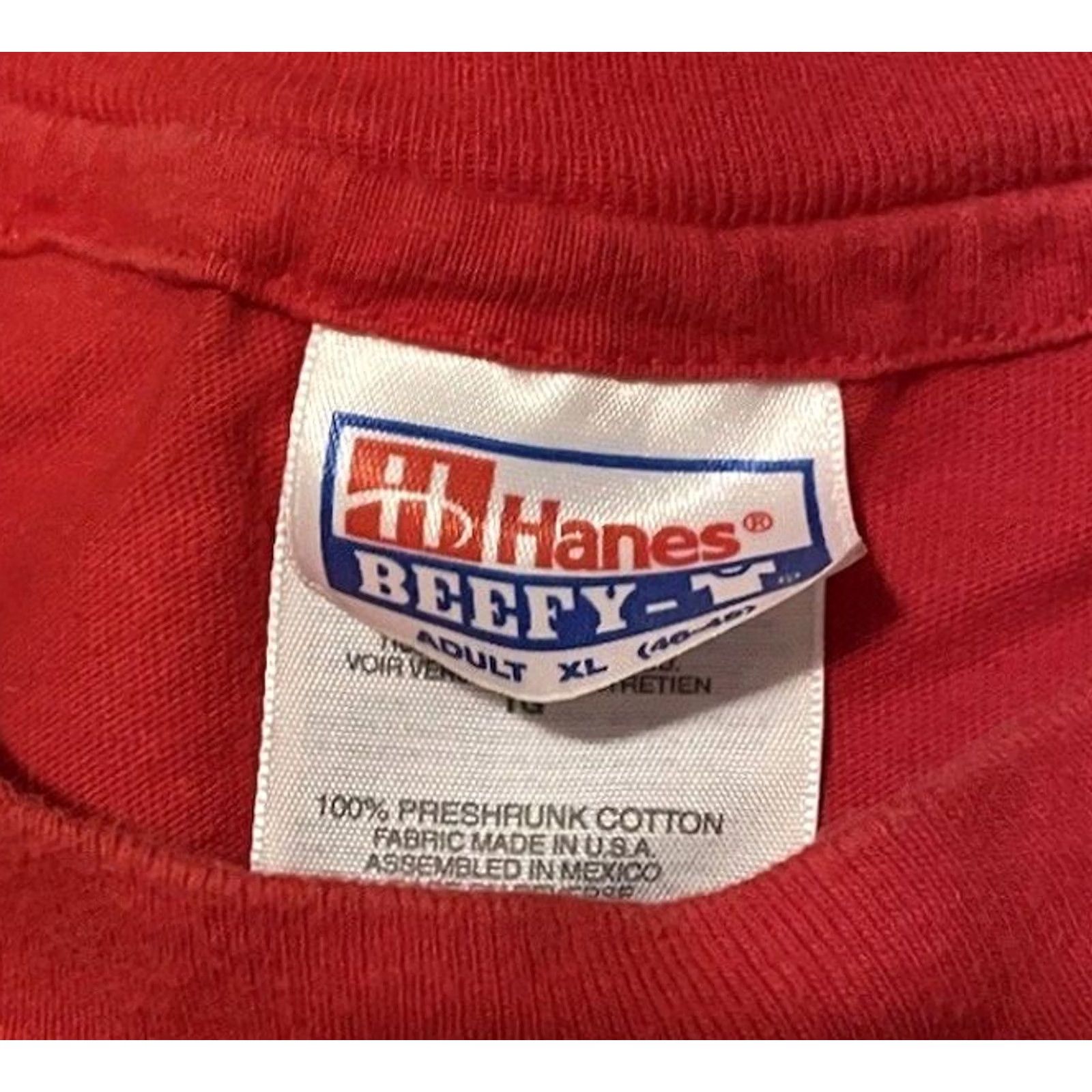 Vintage VINTAGE E Clampus Vitus Mountain Charlie Chapter Shirt XL Red Logo Short Sleeve T-Shirt Mens 90s Biker Grunge Striped Pattern Size US XL / EU 56 / 4 - 6 Thumbnail