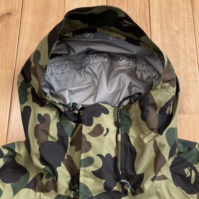 Bape × Goretex BAPE × GORE-TEX 1st camo green hoodie snowboard jacket APE Size US L / EU 52-54 / 3 - 4 Thumbnail