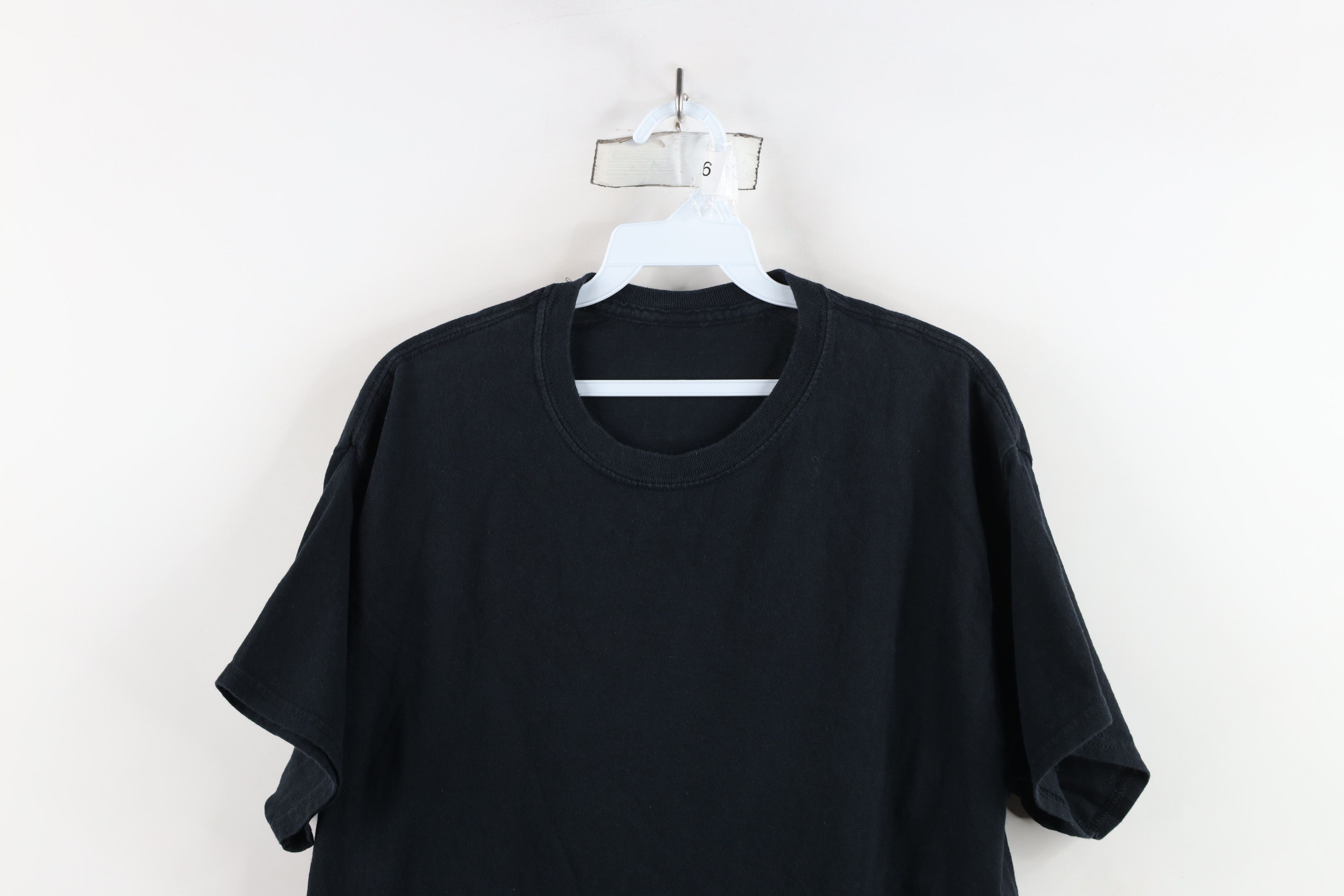 Vintage Vintage 90s Streetwear Cotton Short Sleeve T-Shirt Black Size US L / EU 52-54 / 3 - 2 Thumbnail
