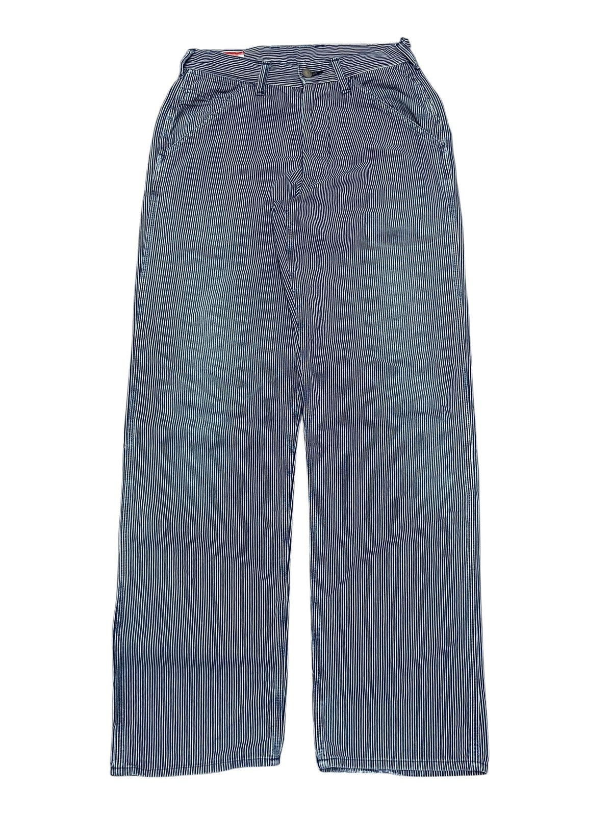 45rpm 45RPM Blue Cafe by Toshikiyo Hirata Hickory Worker Pants Size US 29 - 12 Thumbnail
