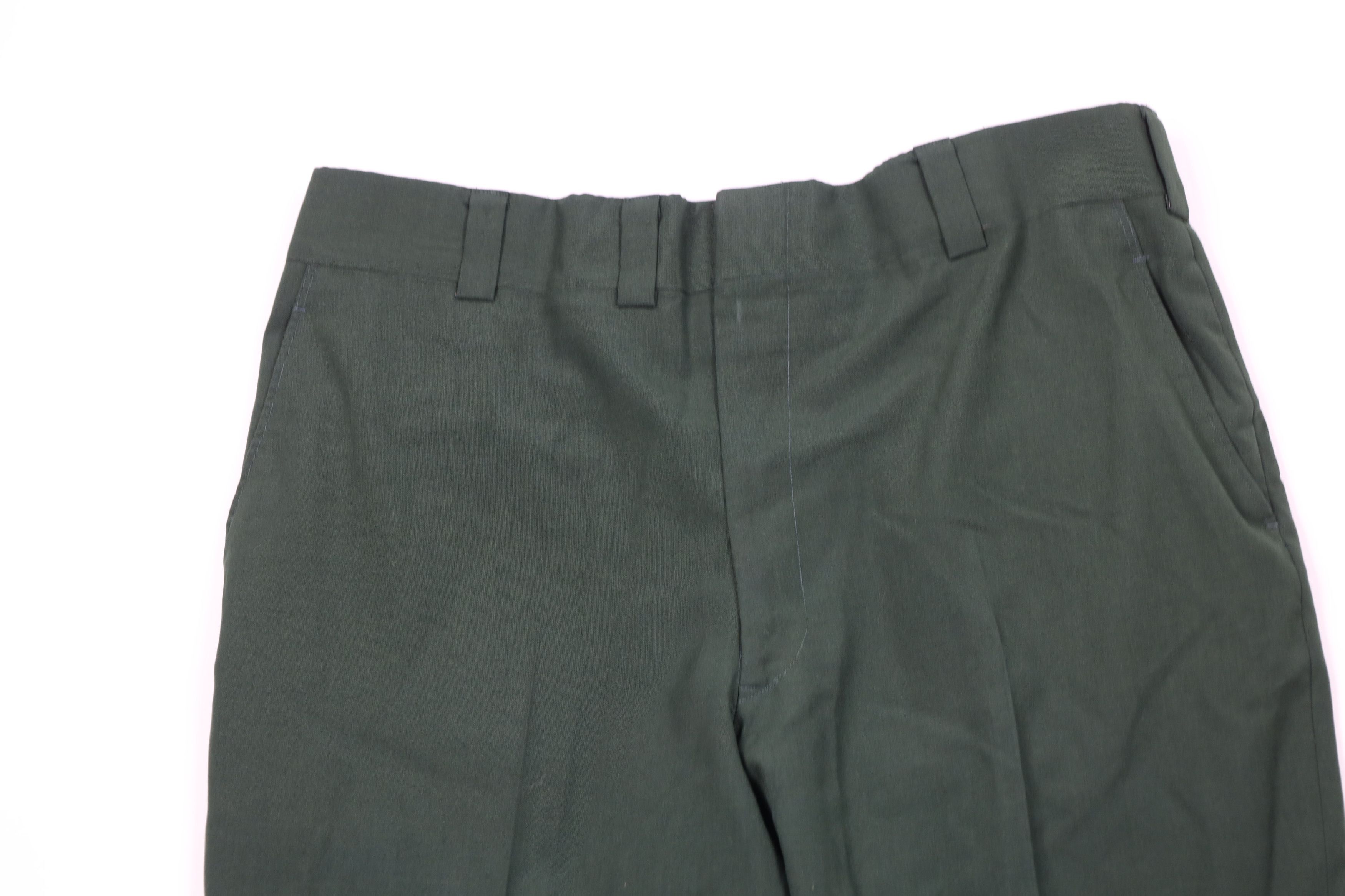 Vintage Vintage 70s Streetwear Blend Wide Leg Chino Pants Green USA Size US 36 / EU 52 - 2 Thumbnail