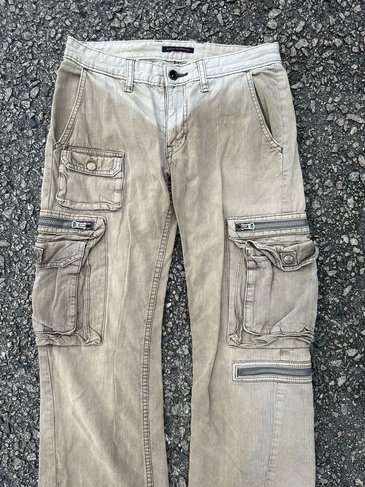 If Six Was Nine CARGO PANTS FADED MADE IN NIPPON VINTAGE JAPANESE BRANDED Size US 28 / EU 44 - 4 Thumbnail