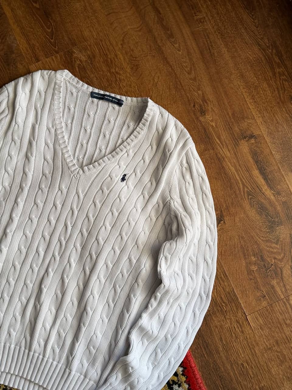 Polo Ralph Lauren Polo Ralph Lauren Women's Sweater V-Neck Y2K Size US L / EU 52-54 / 3 - 5 Thumbnail