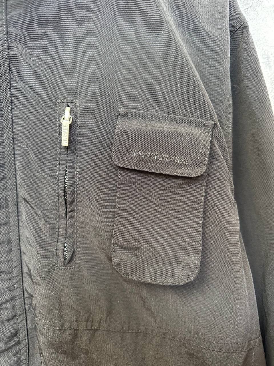 Versace RRP $1265 Versace Classic Black Waterproof Field Rain Jacket Size US L / EU 52-54 / 3 - 10 Thumbnail