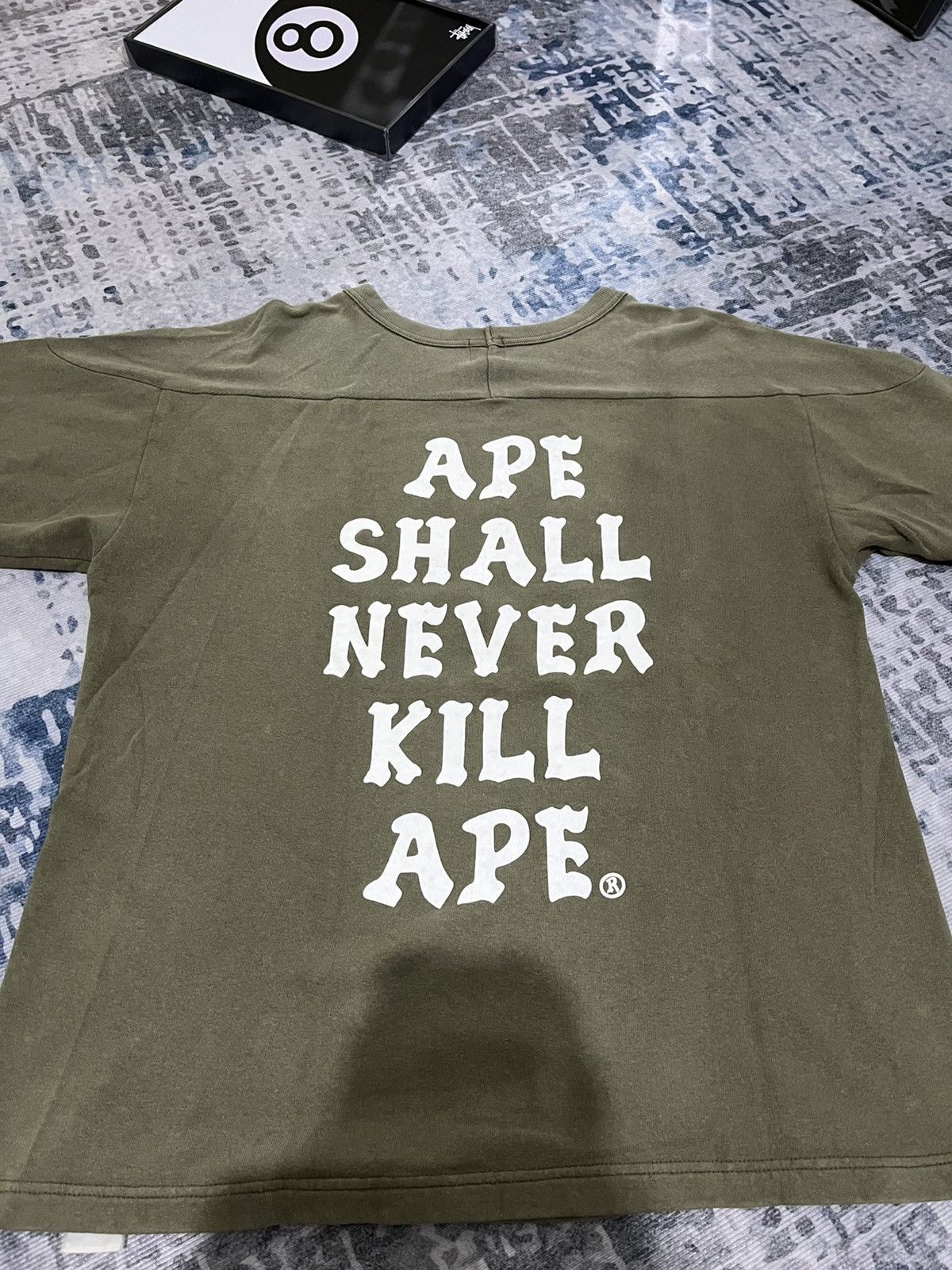 Bape Vintage 90s Bape 3q ape shall never kill ape Size US M / EU 48-50 / 2 - 5 Thumbnail