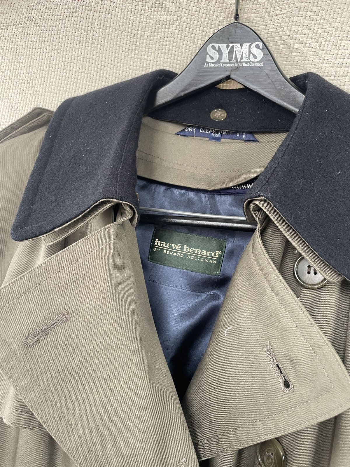 Harve Benard Deadstock Trench Coat with Removable liner Size US L / EU 52-54 / 3 - 3 Thumbnail