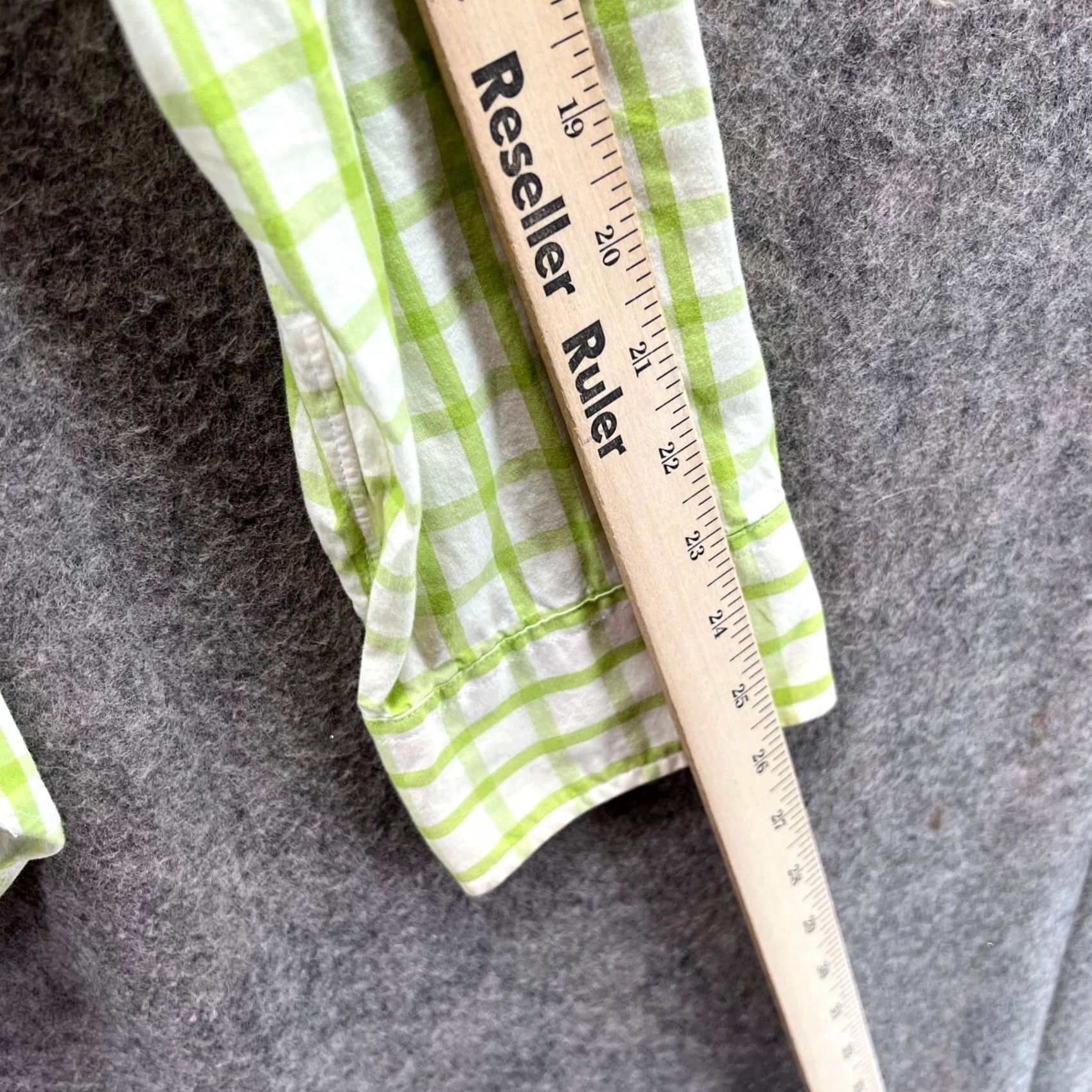 J.Crew J.CREW Shirt Men Large Green Check Button-Down Slim Vintage Casual Size US L / EU 52-54 / 3 - 5 Thumbnail