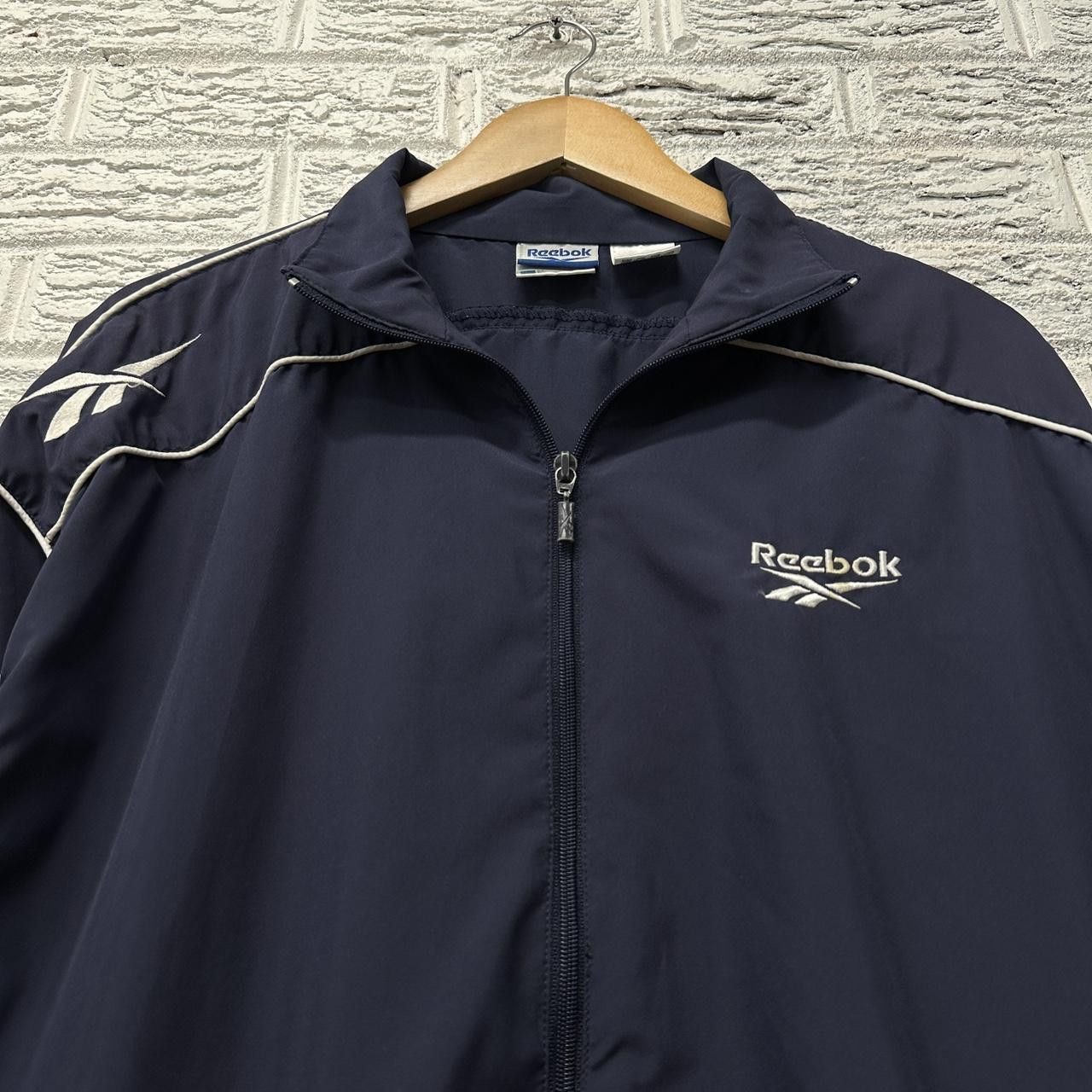 Reebok × Vintage Vintage Y2K Reebok Zip Up Windbreaker Jacket Medium Size US M / EU 48-50 / 2 - 2 Thumbnail