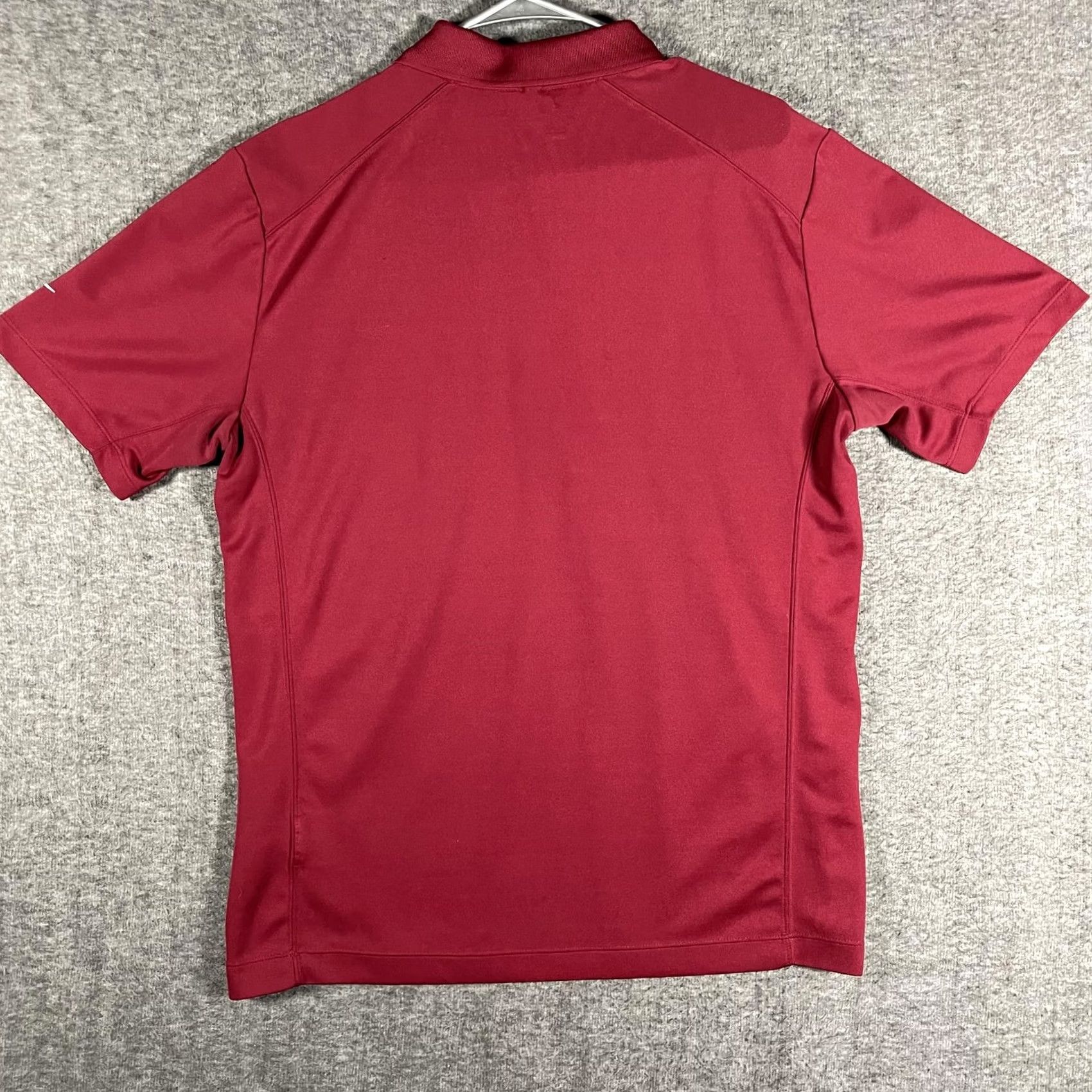 Nike Nike Golf Polo Shirt Mens M Red Tour Performance Dri-FIT Victoria National Short Sleeve Solid Logo Embroidered Swoosh Mens Golf Polo Size US M / EU 48-50 / 2 - 3 Thumbnail