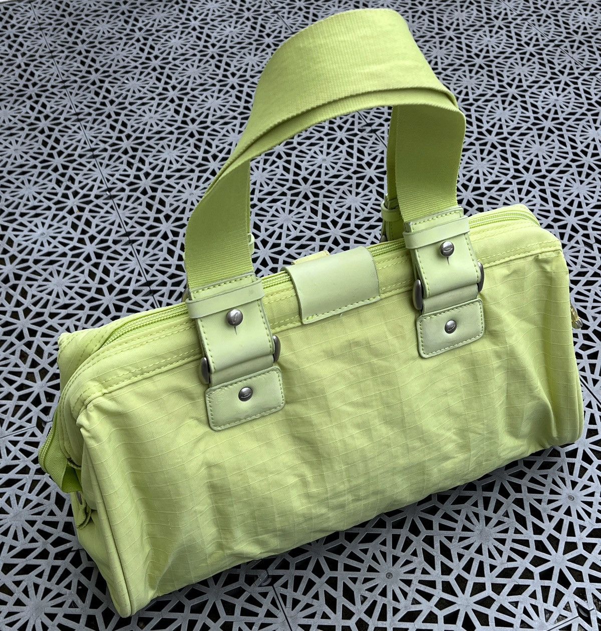 Oakley 🔥 Rare Vintage OAKLEY Y2K Multi Pocket Cargo Bag Rave Size ONE SIZE - 16 Thumbnail