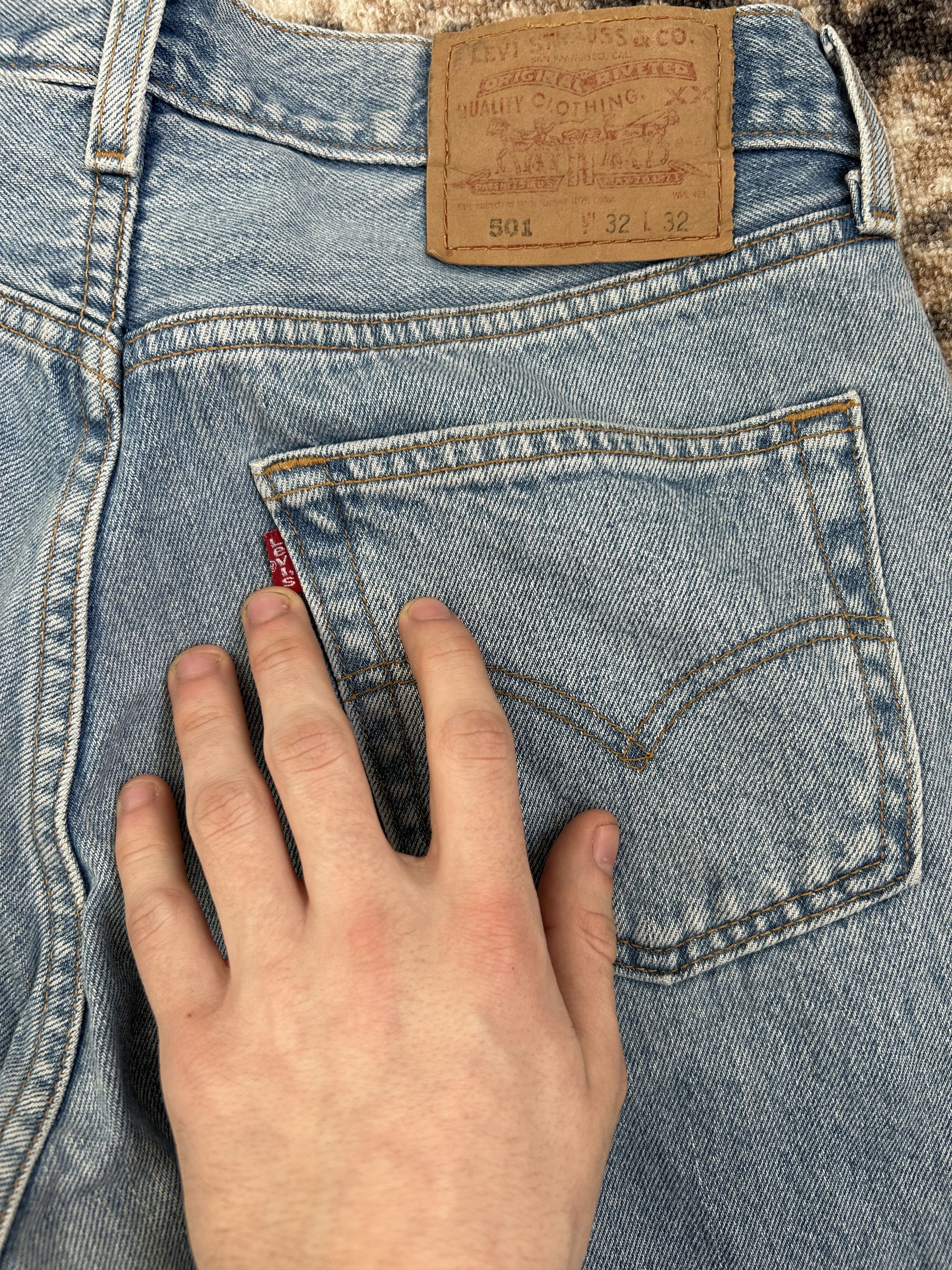 Levi's × Vintage Levis 501 Vintage Denim Jeans Made in Guatemala Size W32 L32 Size US 32 / EU 48 - 13 Thumbnail