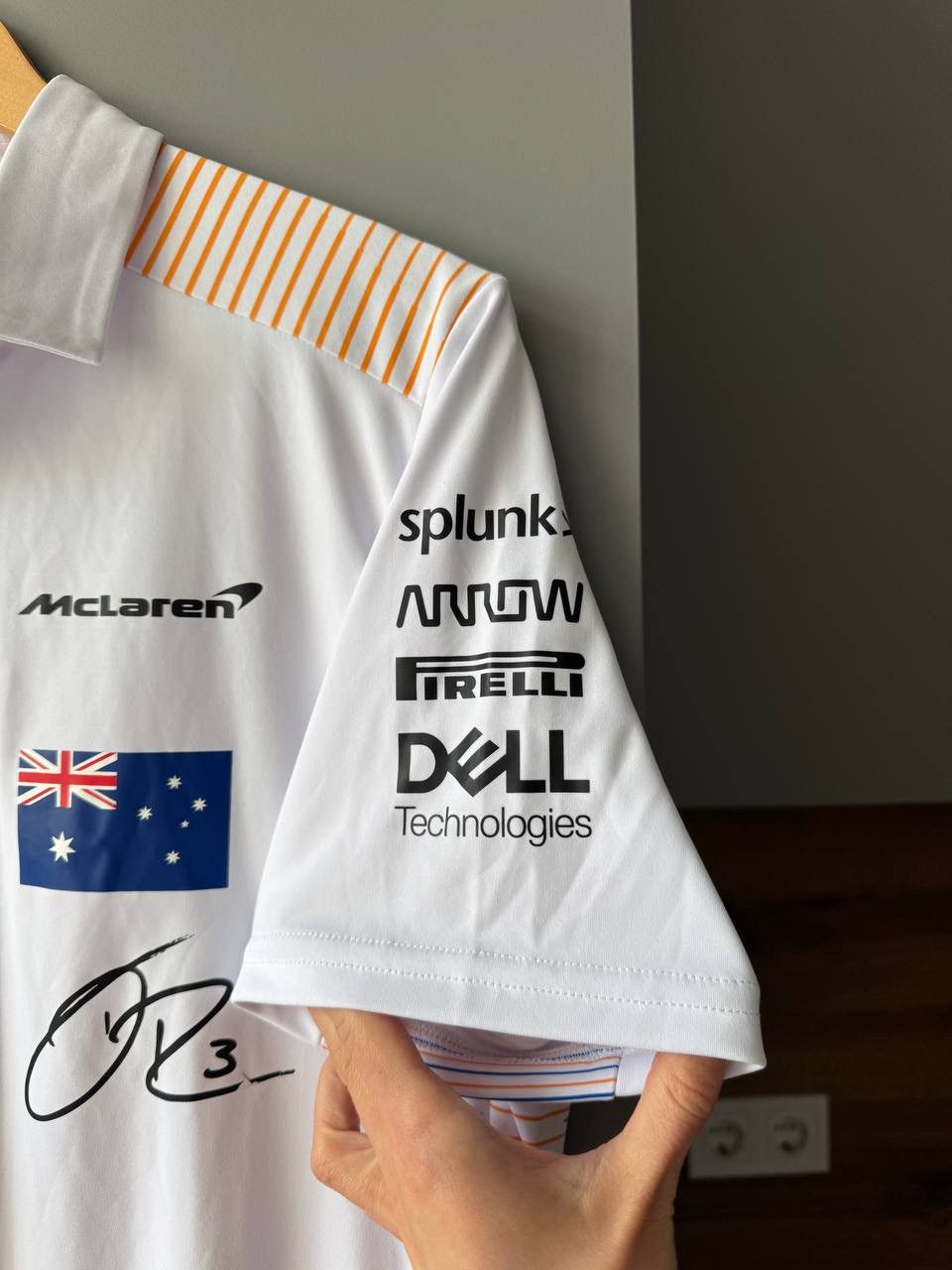 Other McLaren F1 Men's 2022 Daniel Ricciardo Team Shirt Blue Size US M / EU 48-50 / 2 - 5 Thumbnail