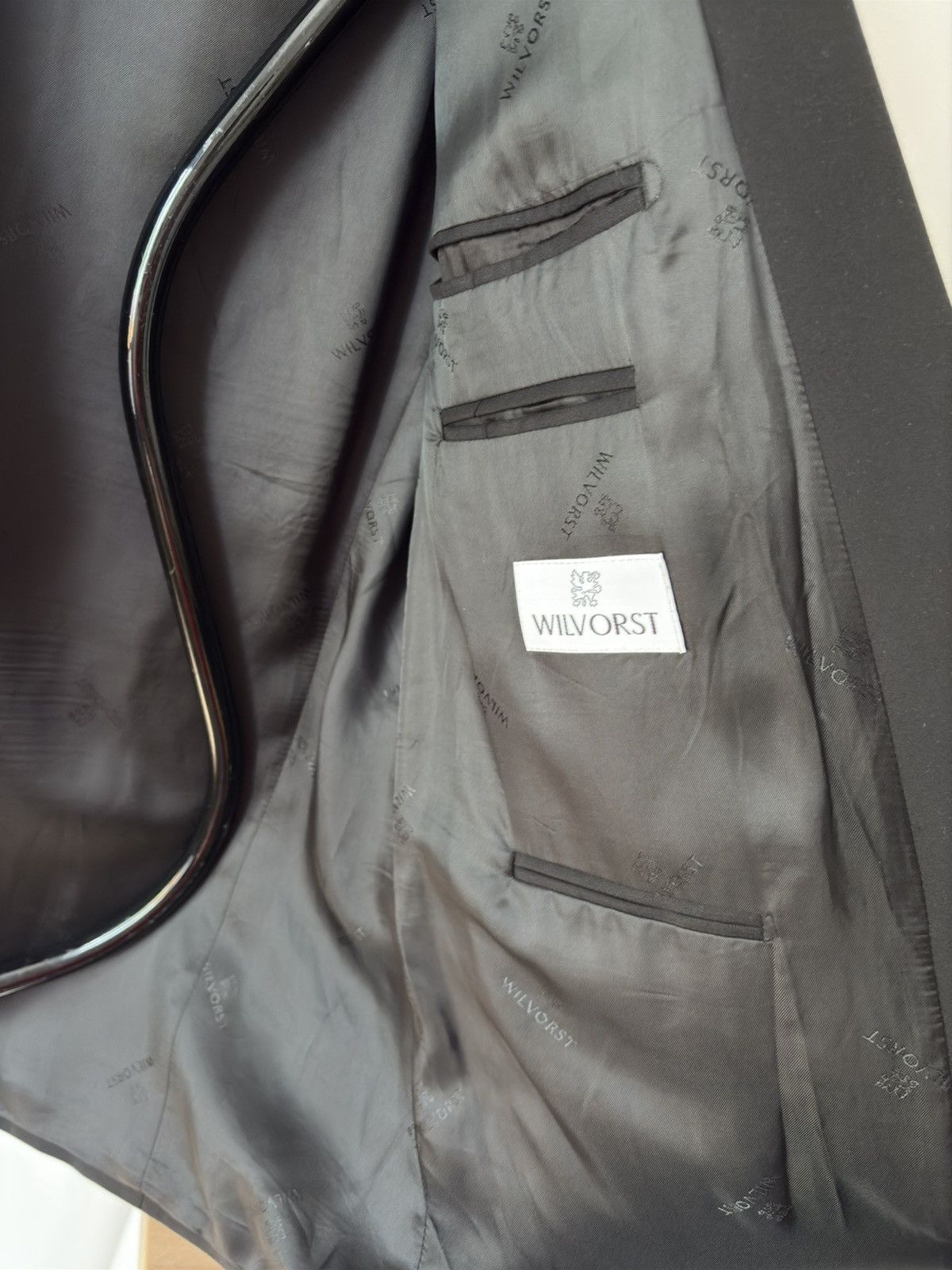 Designer × Vintage Wilvorst Men’s Tuxedo – 100% Wool – Classic Elegance Size 46L - 7 Thumbnail