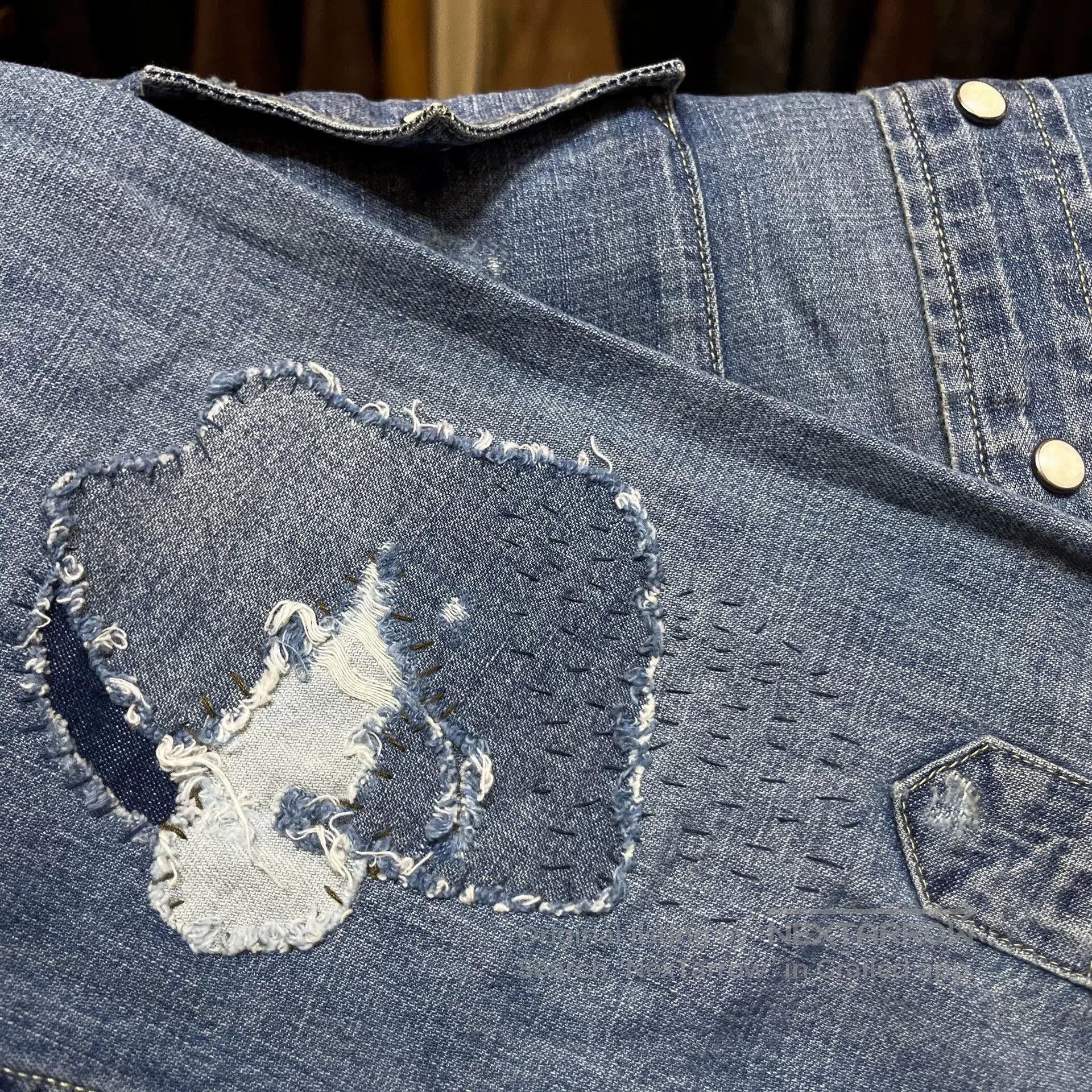 RRL Ralph Lauren Ralph Lauren RRL Distressed Cowboy Shirt. Size US M / EU 48-50 / 2 - 7 Thumbnail