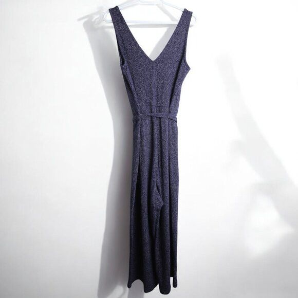 Gap Gap Ribbed Belt-Tie Knit Wide Leg Jumpsuit Size Medium Size 28" / US 6 / IT 42 - 4 Thumbnail