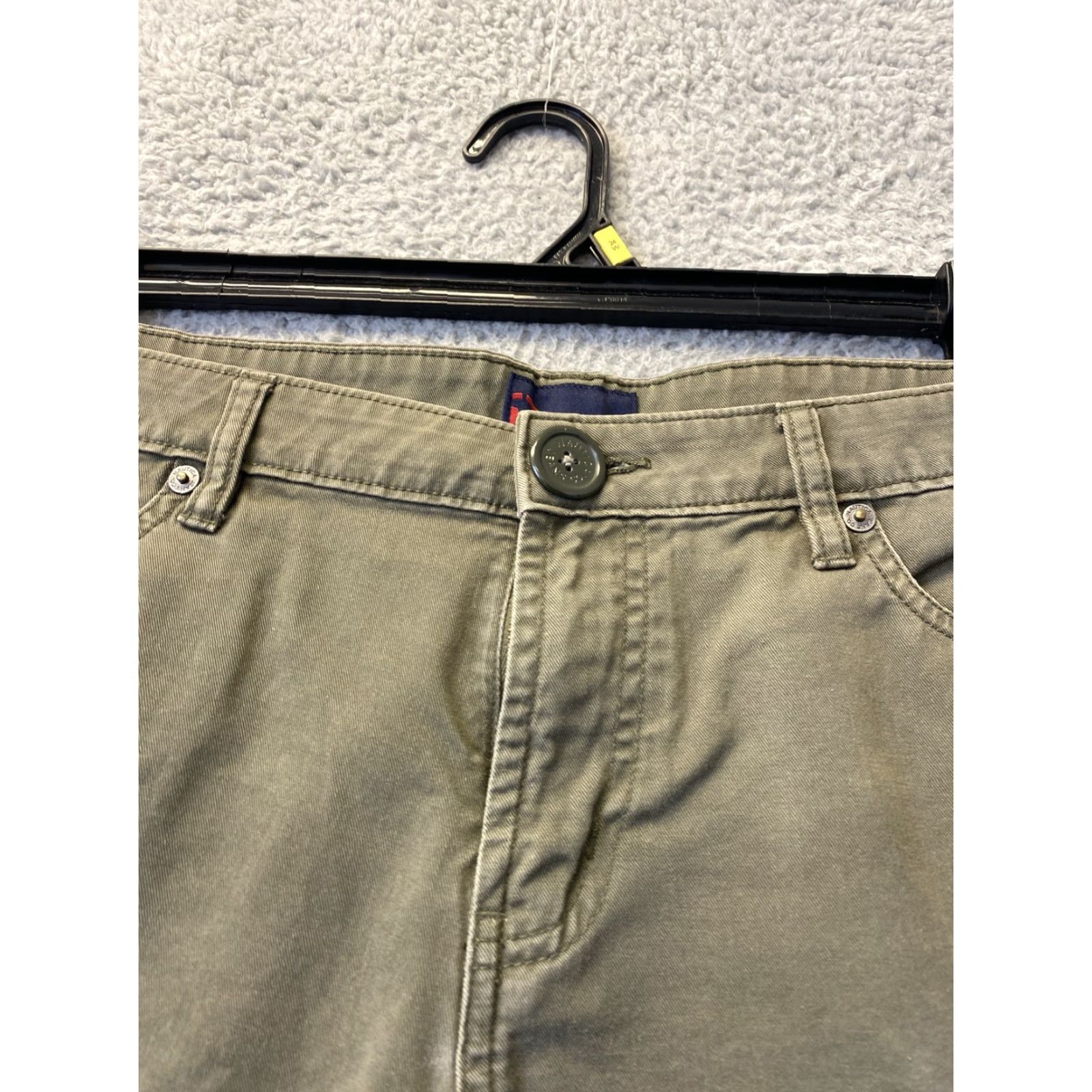 Nautica Nautica Jeans Co. Women's Shorts Size 6 Green 100% Cotton Denim Size 28" / US 6 / IT 42 - 2 Thumbnail