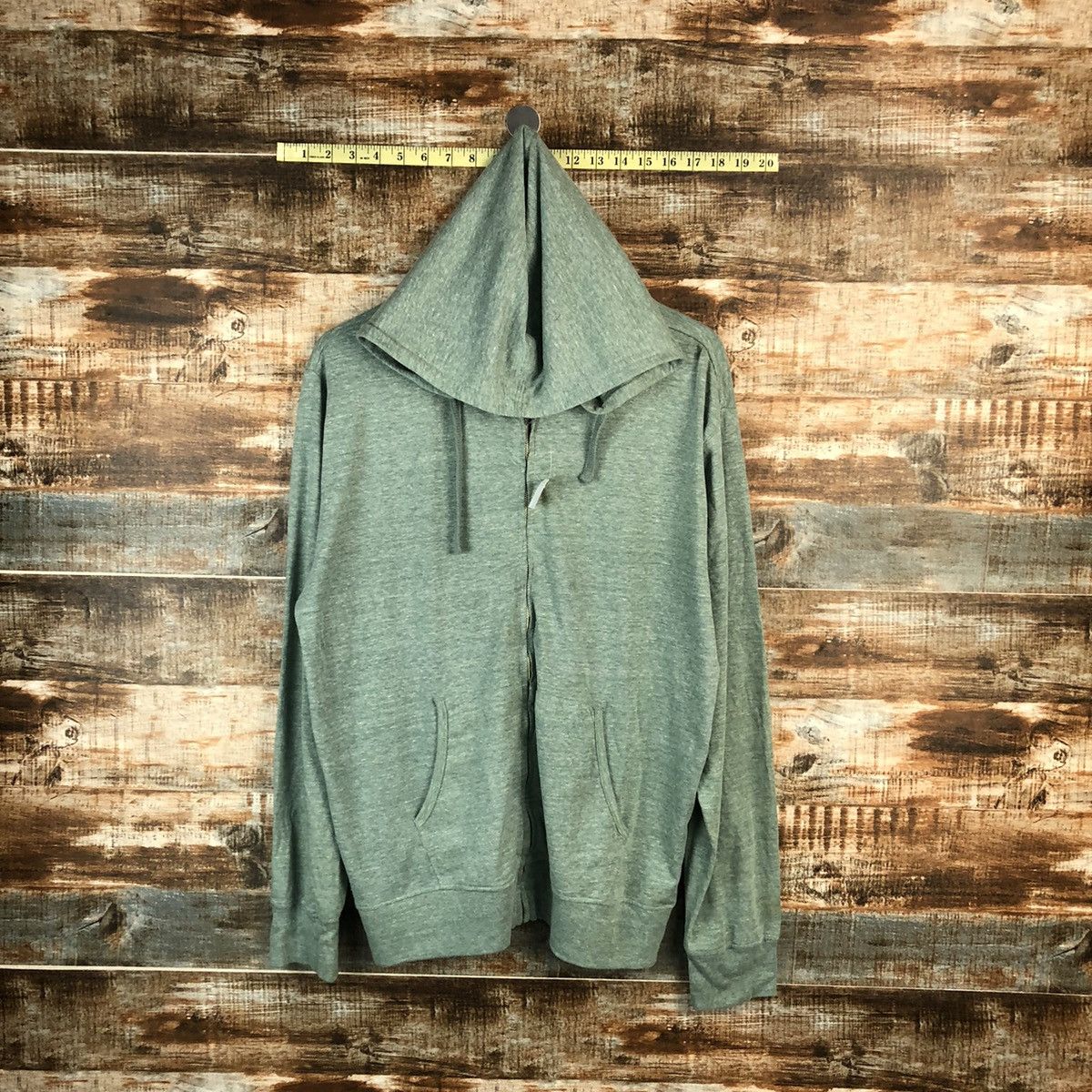Global Work Global Work vintage Green Hoodie #A1582 Size US L / EU 52-54 / 3 - 1 Thumbnail