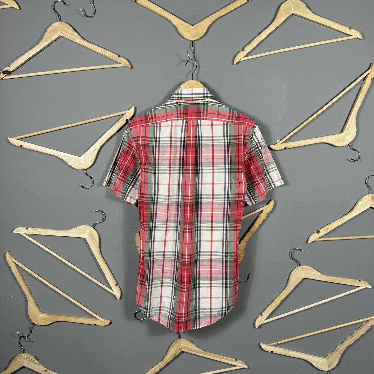 Polo Ralph Lauren × Ralph Lauren × Vintage Polo Ralph Lauren Plaid Short Sleeve Shirt Size US S / EU 44-46 / 1 - 7 Thumbnail