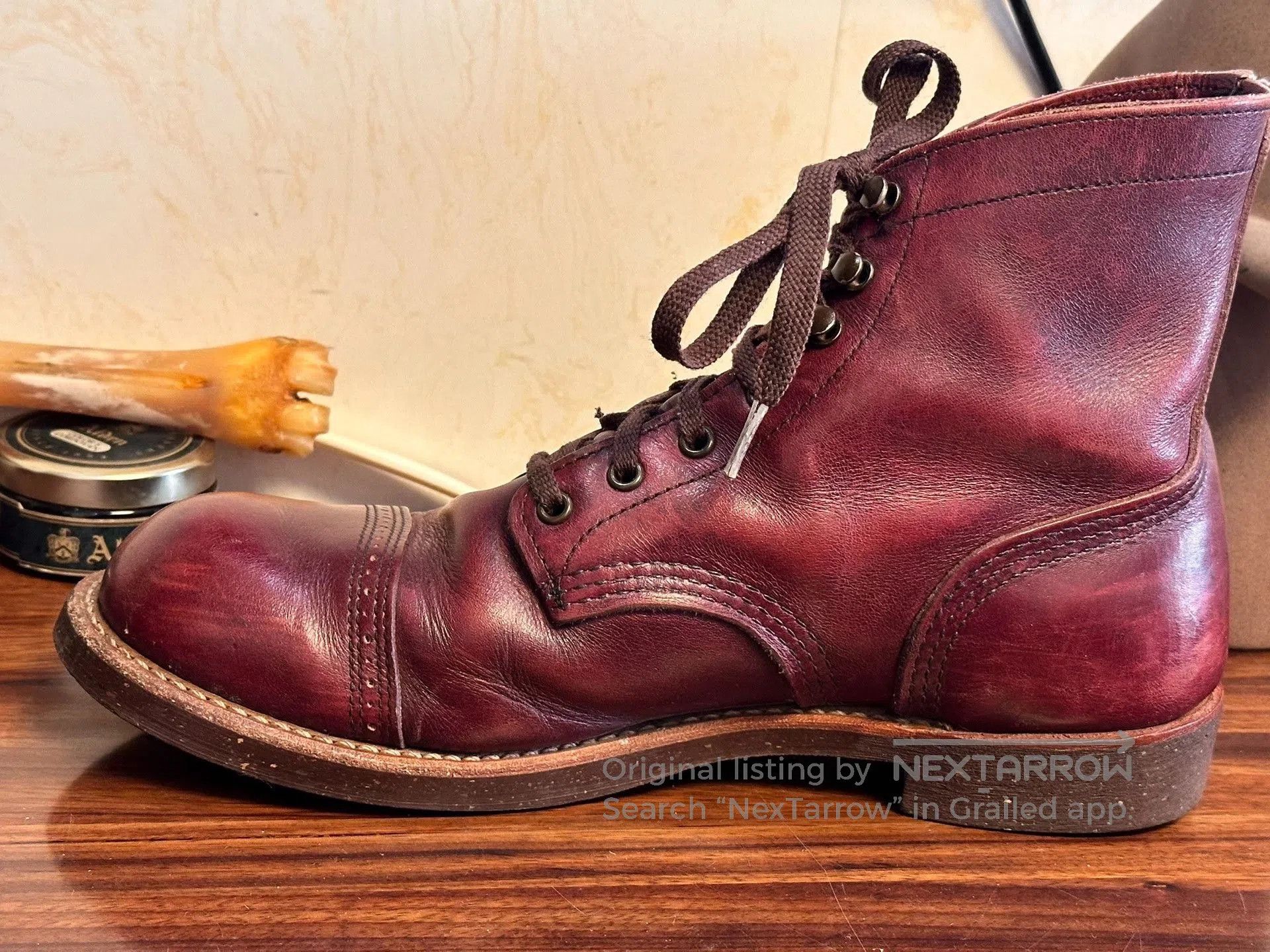 Red Wing Red Wing 8012 MUNSON Paratrooper Boot. Size US 8 / EU 41 - 4 Thumbnail