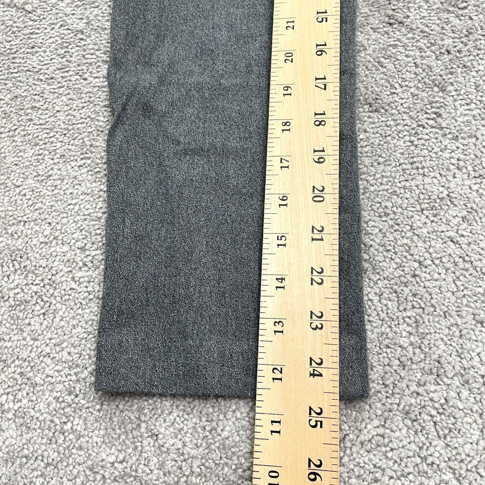 Vintage A New Day Gray Stretch Crop Ankle Pants Women 8 Slim Straight 31in Waist Regular Rise Workwear Casual Size 30" / US 8 / IT 44 - 7 Thumbnail