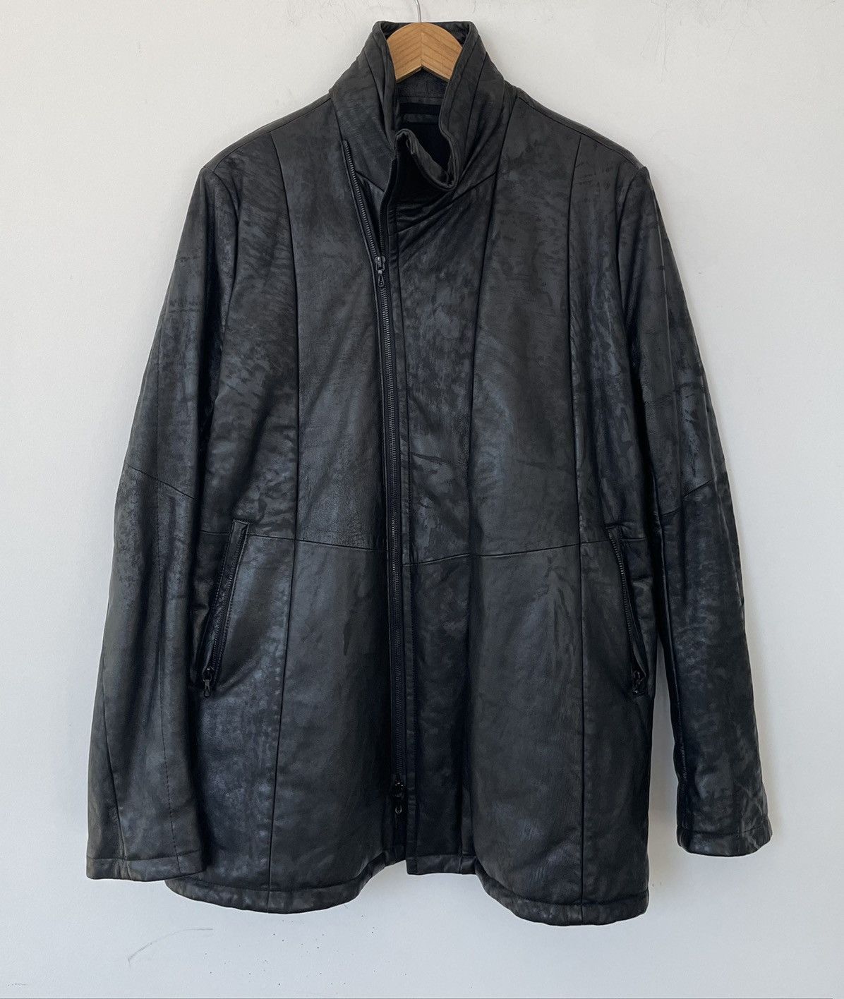 juliusジャケット ユリウス JULIUS COATED CLOTH JACKET （BLACK） - ファッション