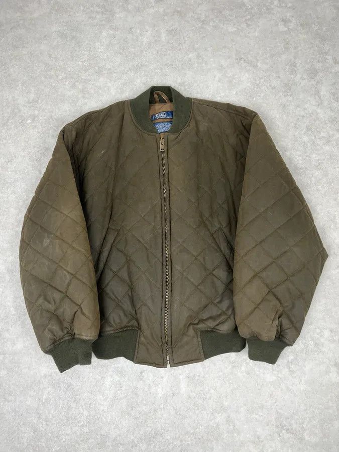 Polo Ralph Lauren Ralph Lauren Extra Green Aviator Bomber Jacket Size US L / EU 52-54 / 3 - 1 Thumbnail