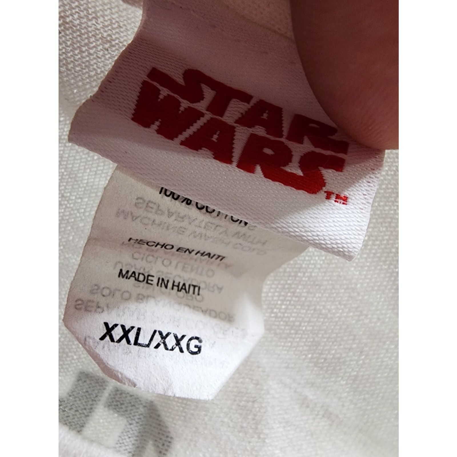 Star Wars VINTAGE STAR WARS STORMTROOPER T-Shirt Mens 2XL White Distressed Graphic 100% Cotton Logo Movie Theme Mens Size US XXL / EU 58 / 5 - 8 Thumbnail