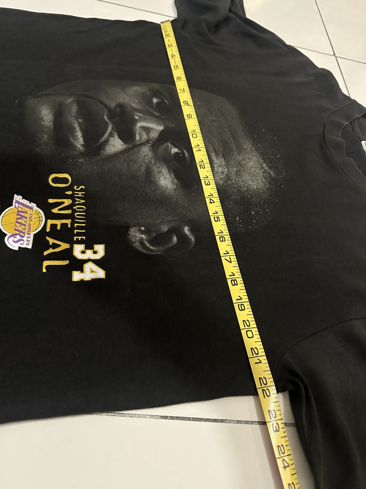 NBA × Rap Tees × Vintage Vintage Shaquille O’neal 34 LA LAKERS NBA Raptees Rare USA Size US L / EU 52-54 / 3 - 5 Thumbnail