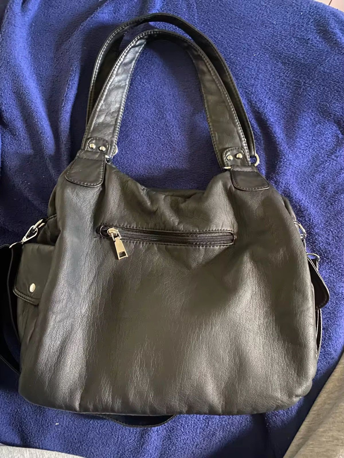 Leather Multi-Pocket Shoulder Crossbody Bag Size ONE SIZE - 9 Thumbnail