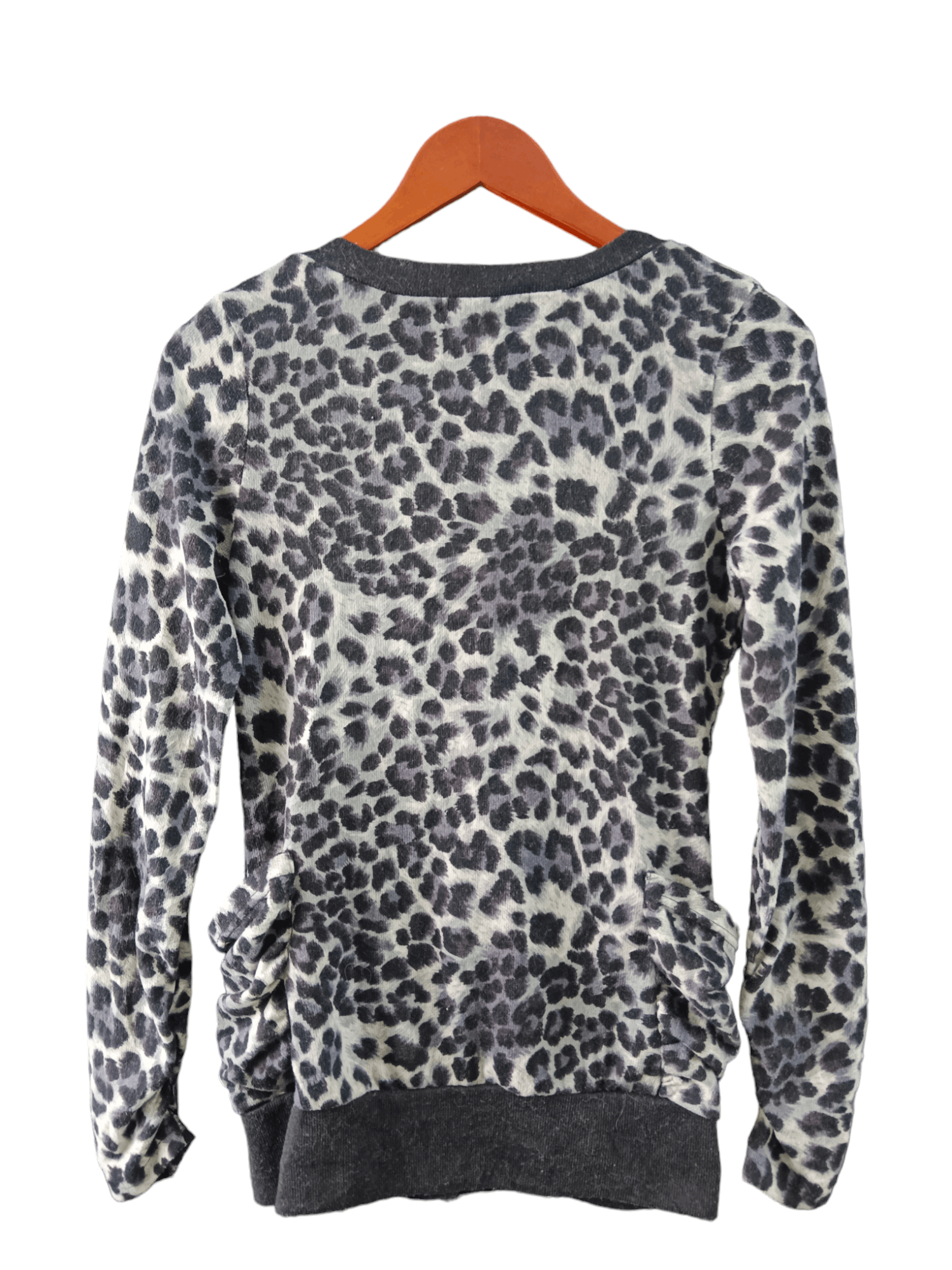 Japanese Brand Mink Mossi Leopard Faux Fur Printed Cardigan Size M / US 6-8 / IT 42-44 - 2 Thumbnail