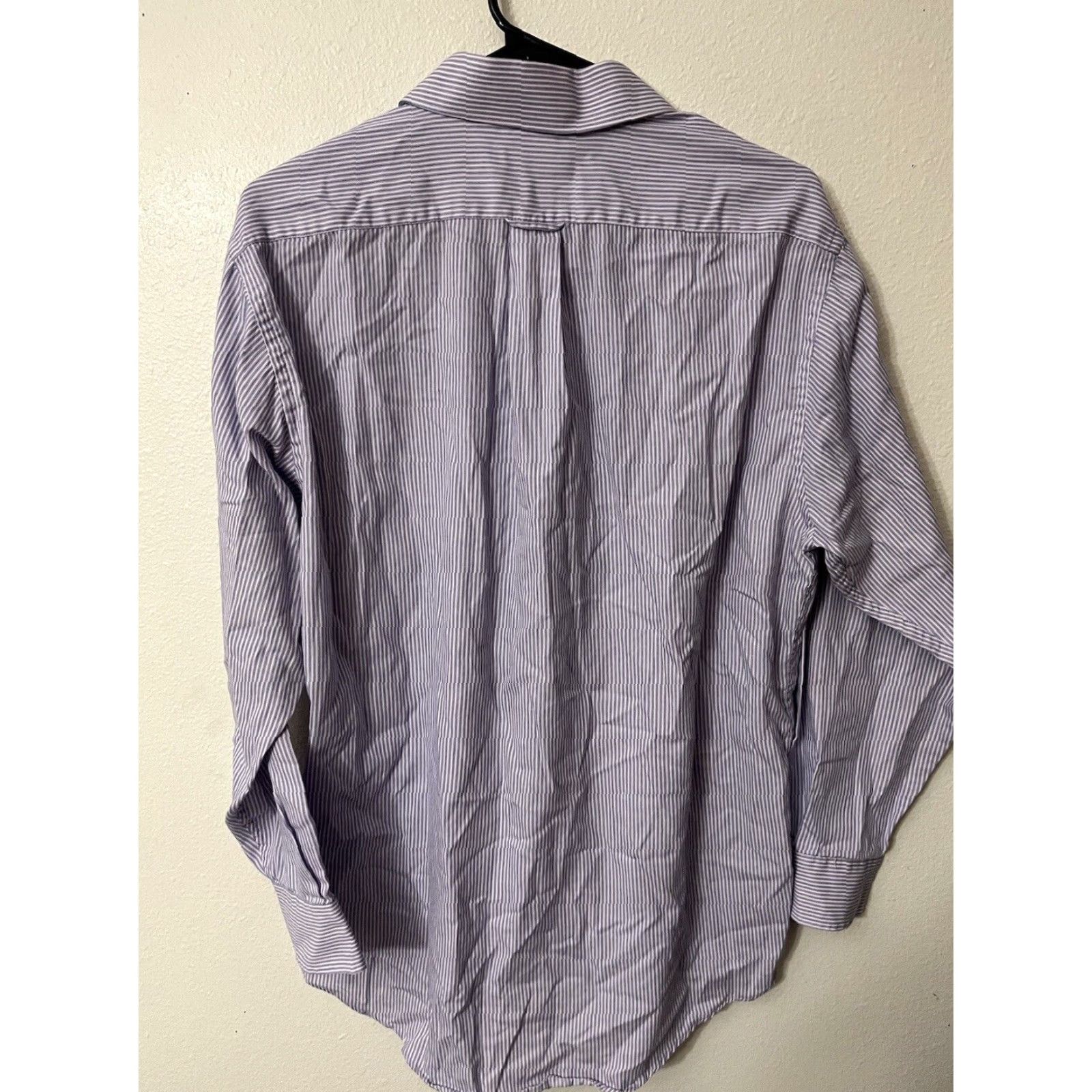 Dockers DOCKERS Men's Button-Up Shirt Medium Purple Striped Long Sleeve Size US M / EU 48-50 / 2 - 2 Thumbnail