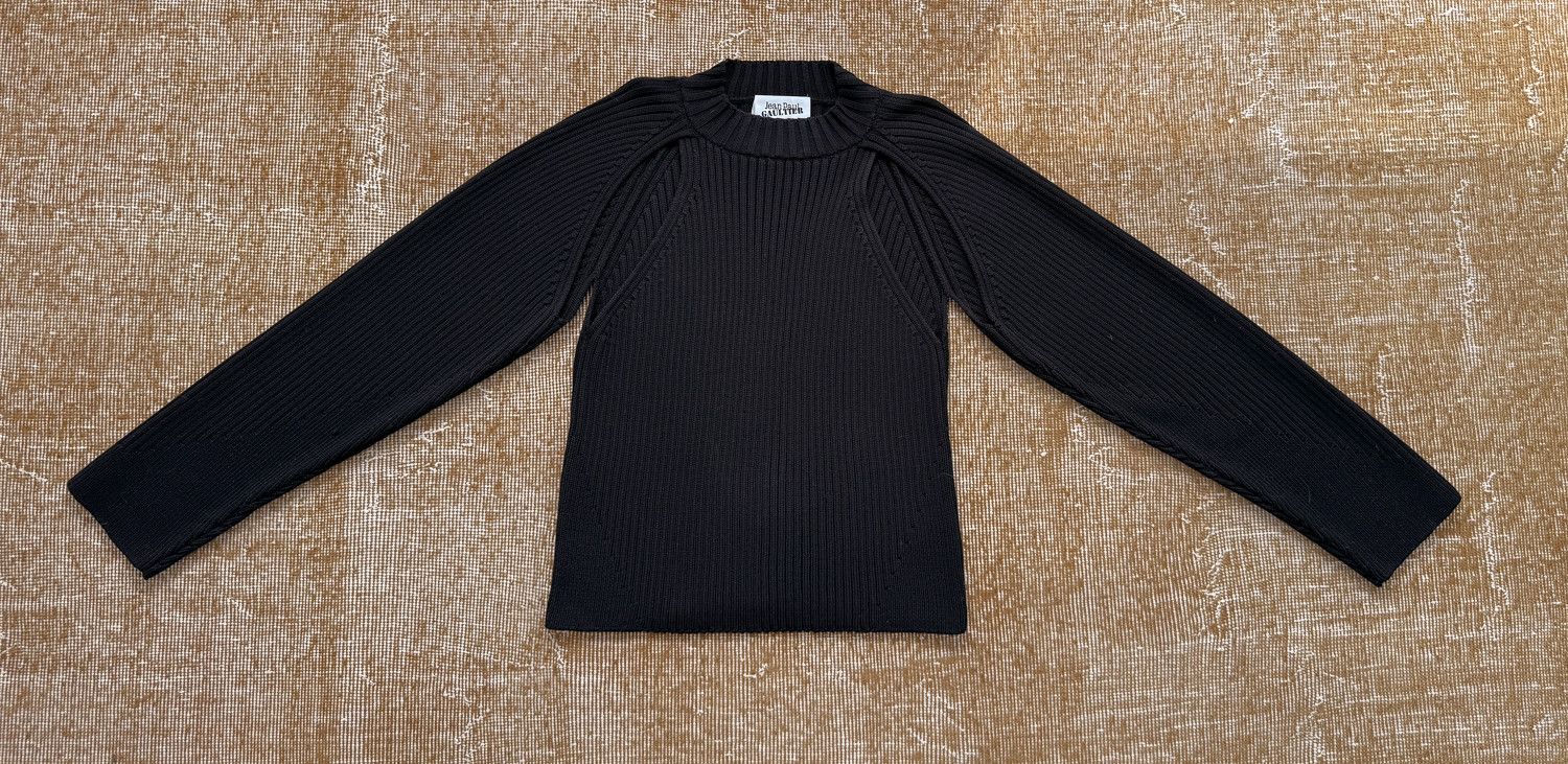 Jean Paul Gaultier Jean Paul Gaultier Ribbed Sweater XL Merino Wool Size XL / US 12-14 / IT 48-50 - 1 Thumbnail