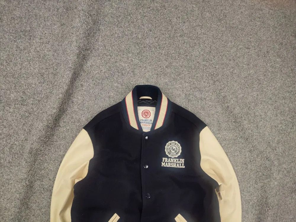 Franklin & Marshall Vintage Franklin & Marshall Varsity Wool Bomber Jacket Size US L / EU 52-54 / 3 - 1 Thumbnail