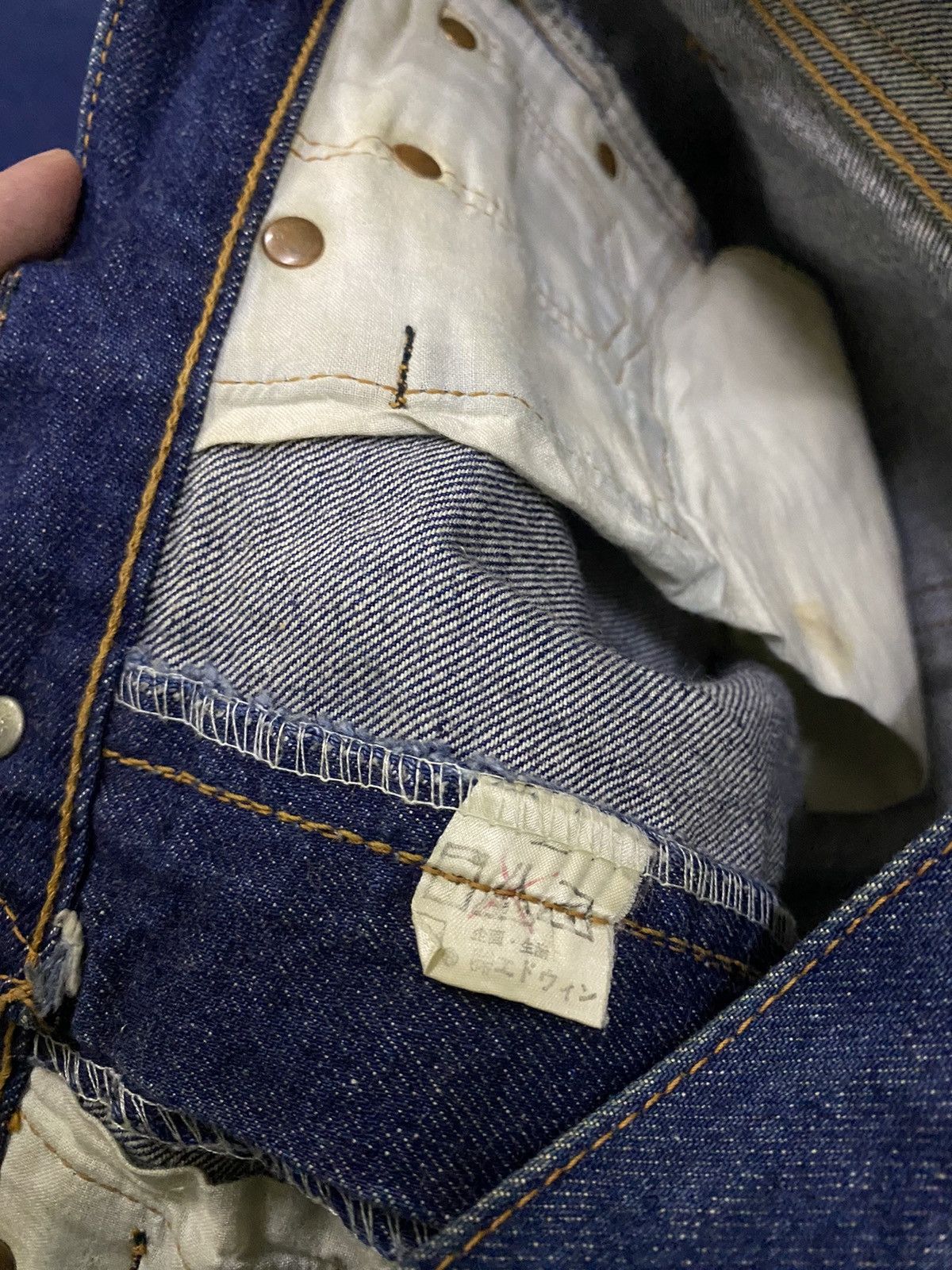 Edwin Vintage 90s Edwin ST704 Denim Jeans Size US 32 / EU 48 - 7 Thumbnail