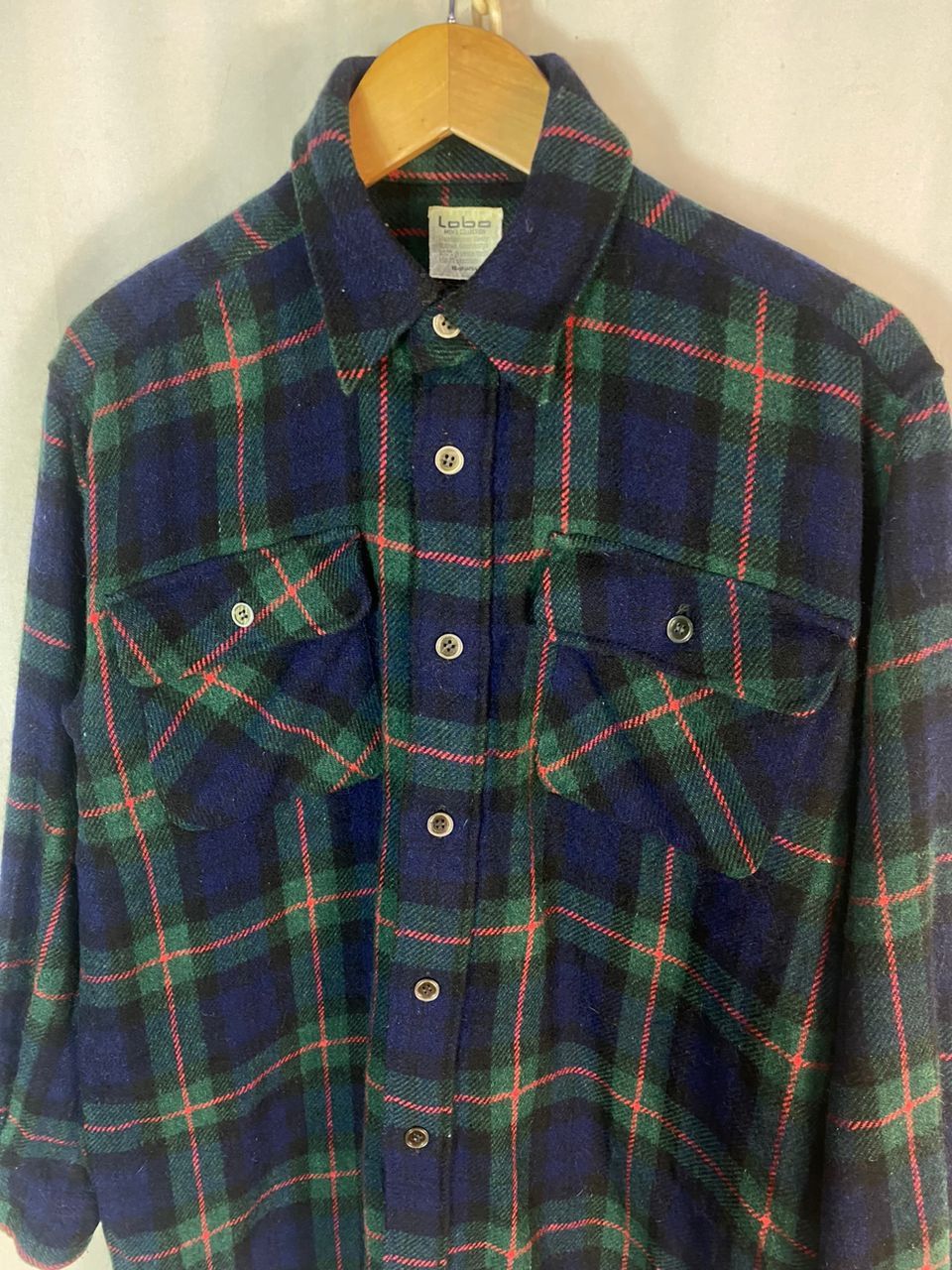 Flannel × Vintage Vintage lobo wool button up flannel shirt Size US M / EU 48-50 / 2 - 2 Thumbnail