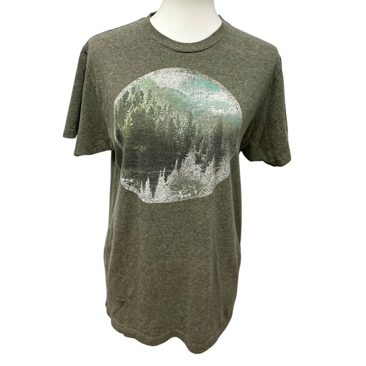 Sonoma Sonoma Womens Medium Forest Tree Outdoors Crew Neck Tee Size M / US 6-8 / IT 42-44 - 1 Thumbnail