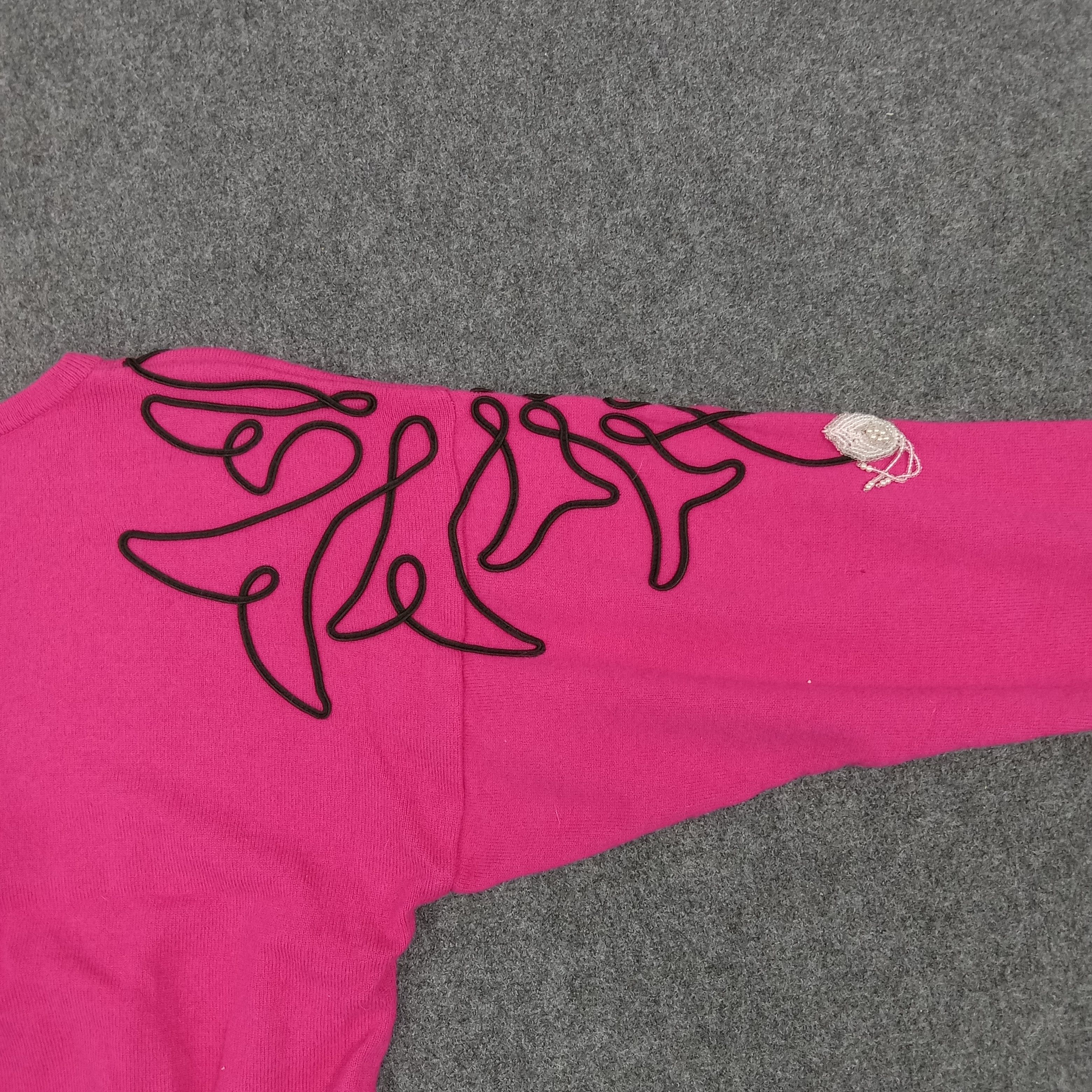 Vintage × Yves Saint Laurent Yves Saint Laurent Italian Brand Sweatshirt Size S / US 4 / IT 40 - 4 Thumbnail