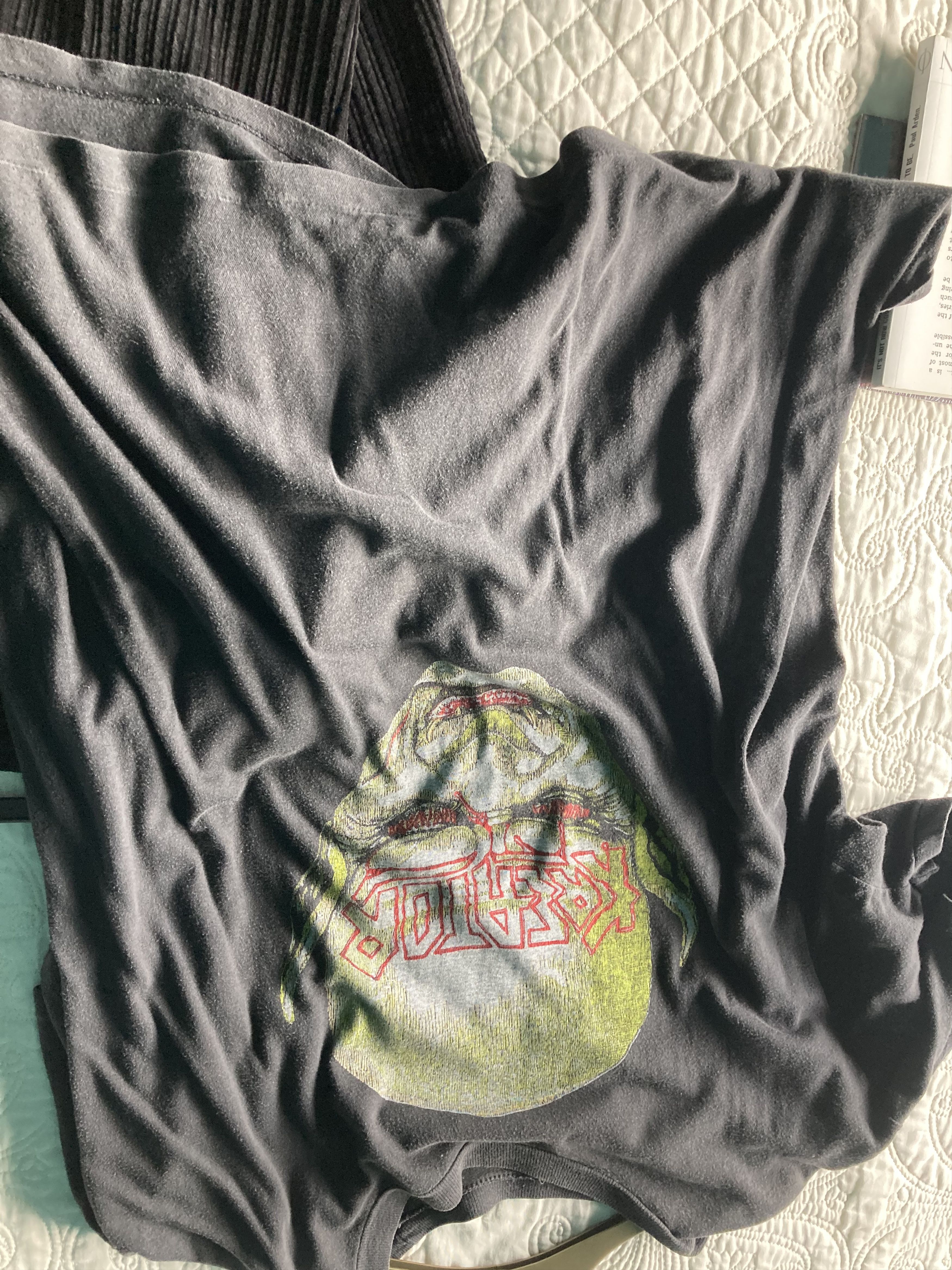Vintage Rare Kreator Behind Mirror 1987 shirt thrash metal band tee Size US L / EU 52-54 / 3 - 15 Thumbnail