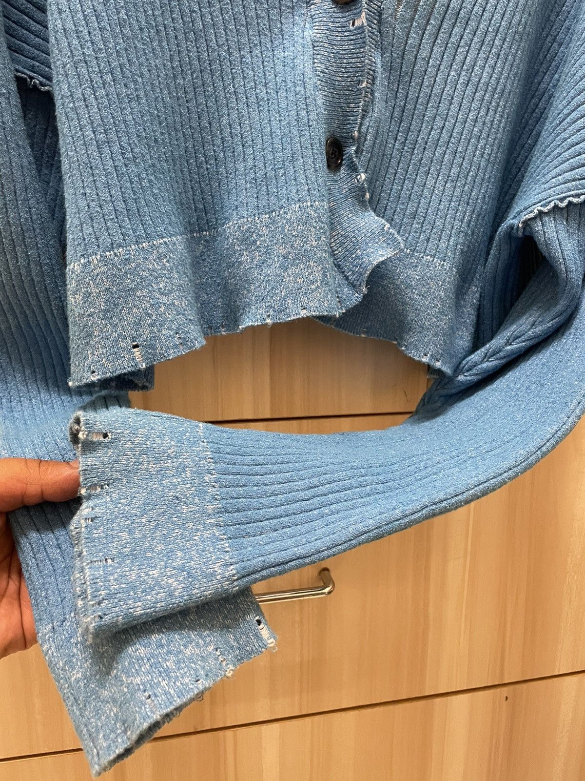 Japanese Brand Maison Special Crop Cardigan Size ONE SIZE - 4 Thumbnail