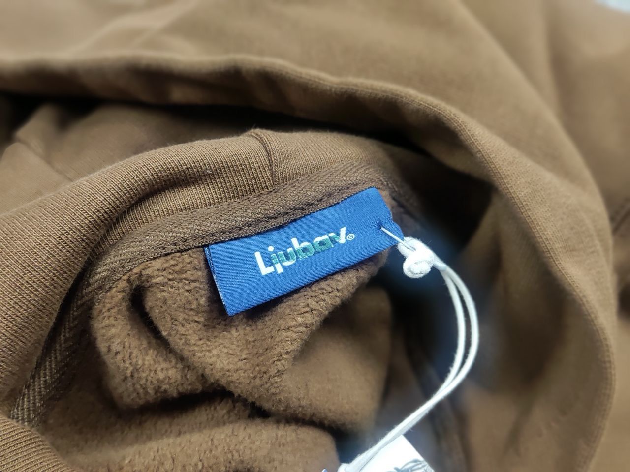 Other ljubav Design Embroidered logo Brown Oversized Hoodie Size US XL / EU 56 / 4 - 11 Thumbnail