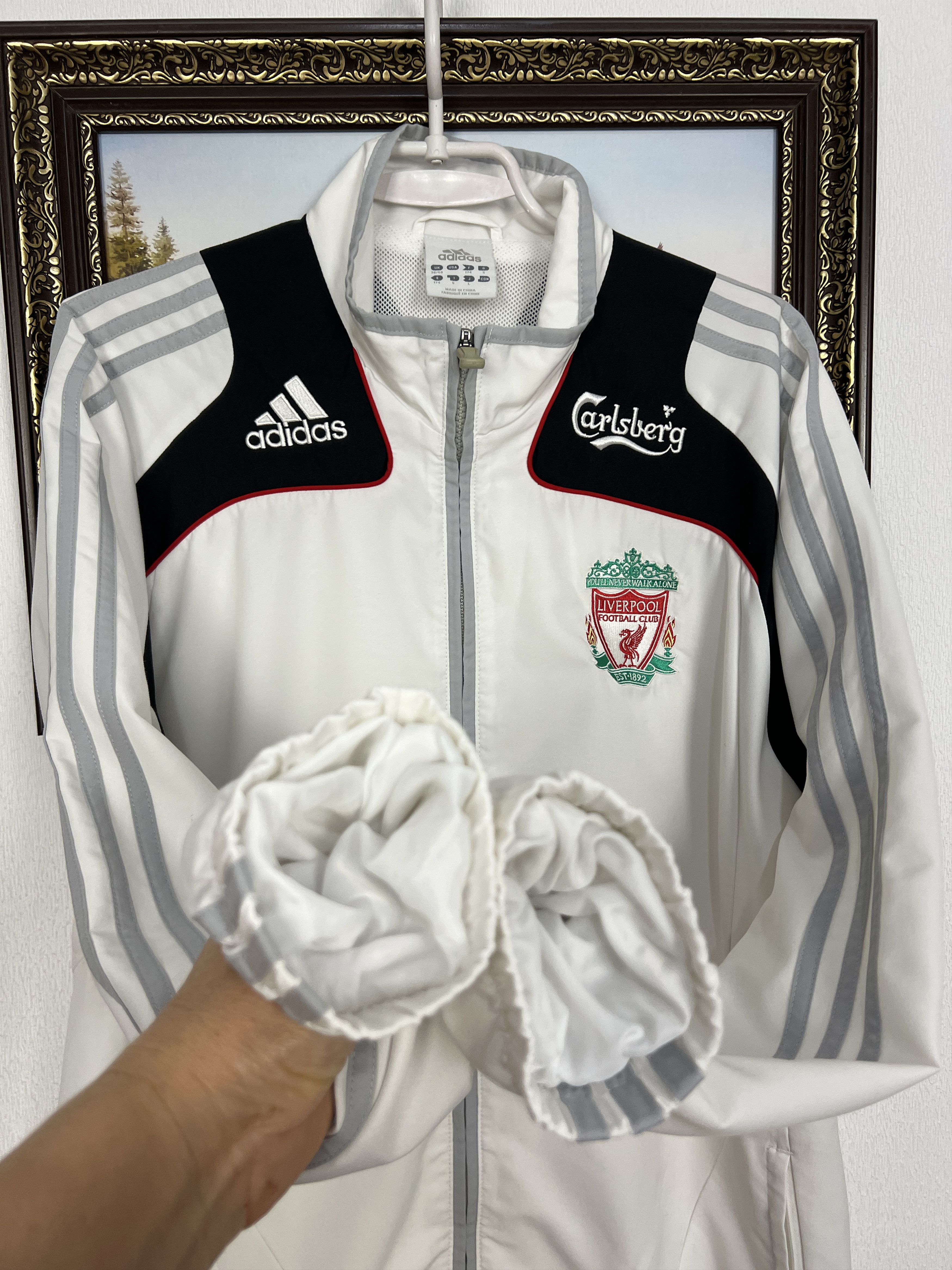 Adidas Vintage Adidas Liverpool Football Jacket Soccer Track Top Size US M / EU 48-50 / 2 - 6 Thumbnail