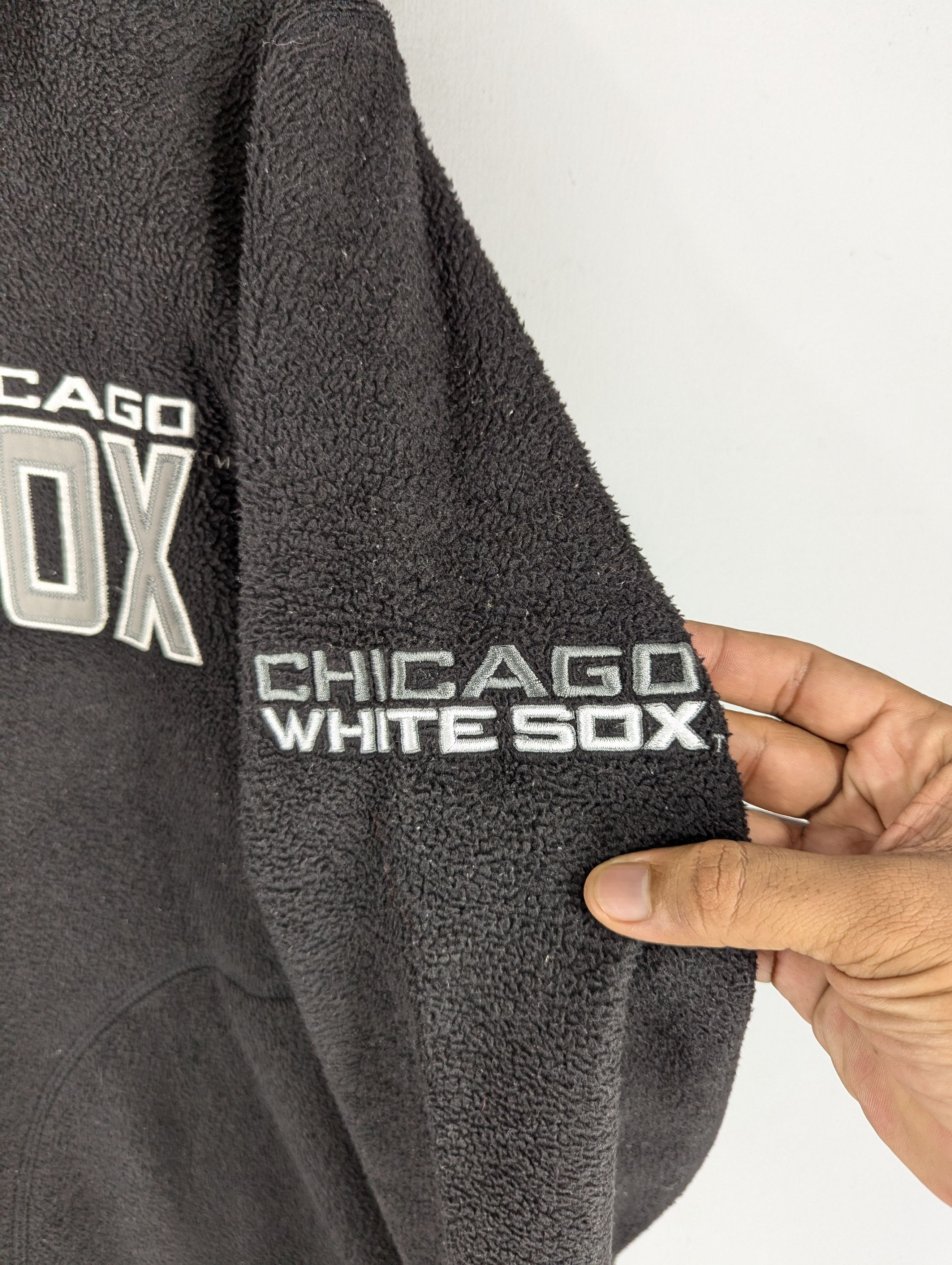 MLB MLB Chicago White Sox X Uniqlo Halfzip Fleece Jacket Size US L / EU 52-54 / 3 - 10 Thumbnail