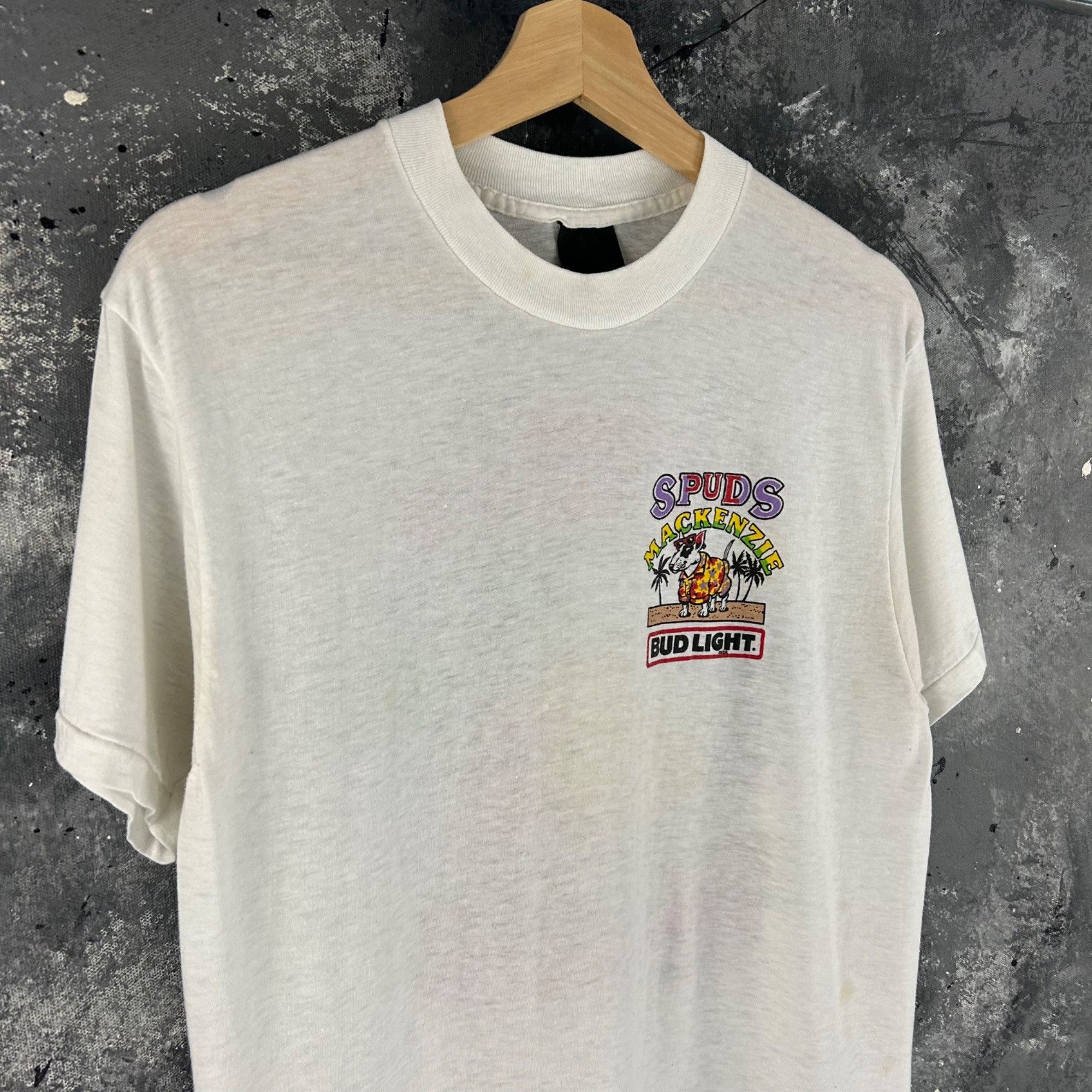 Vintage Vintage 80’s Bud Light Spud shirt Size US S / EU 44-46 / 1 - 4 Thumbnail