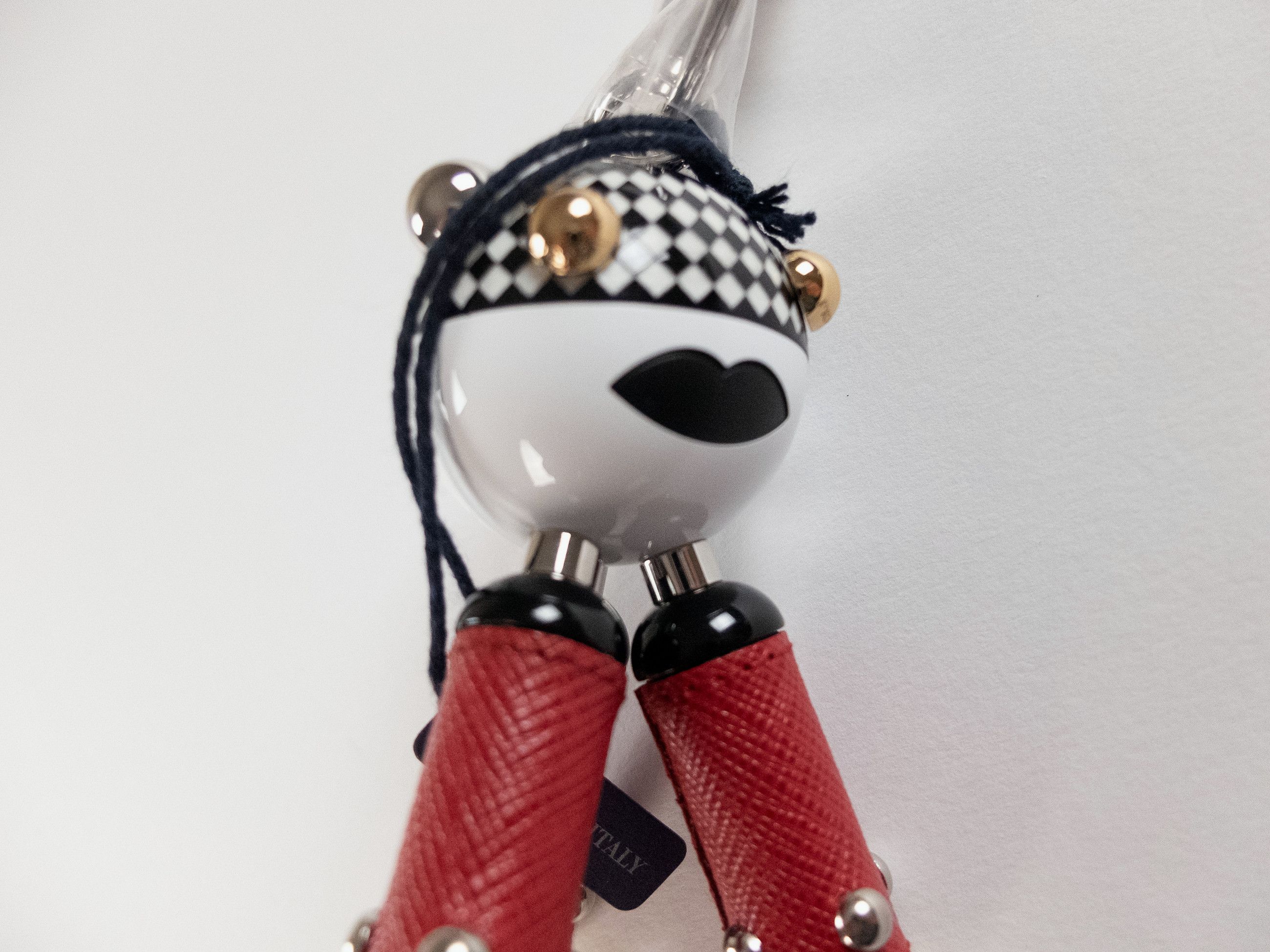 Prada PRADA Pradamalia Disco leather & metal robot keyring charm Size ONE SIZE - 5 Thumbnail