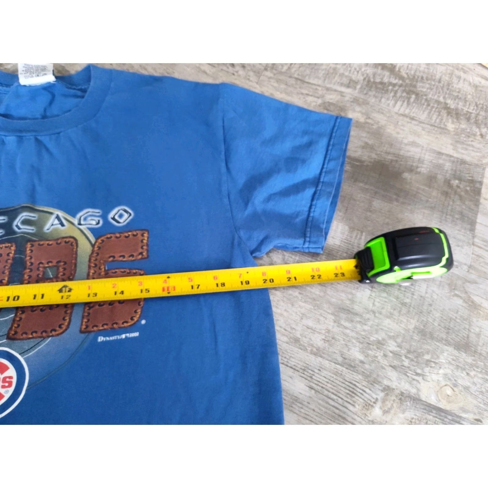 Vintage VINTAGE Dynasty Chicago Cubs Baseball Stitch Tee Shirt Men M Blue - MLB Y2K Graphic Tee King of Cubs Fan Shirt Size US M / EU 48-50 / 2 - 7 Thumbnail