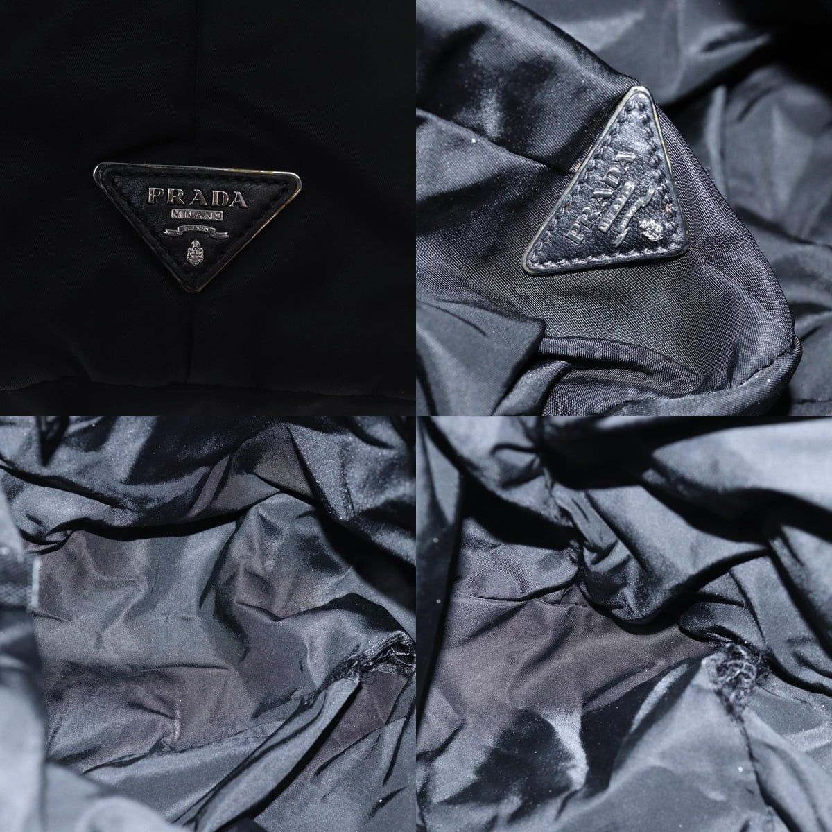 Prada PRADA Hand Bag Nylon Black Size ONE SIZE - 11 Thumbnail